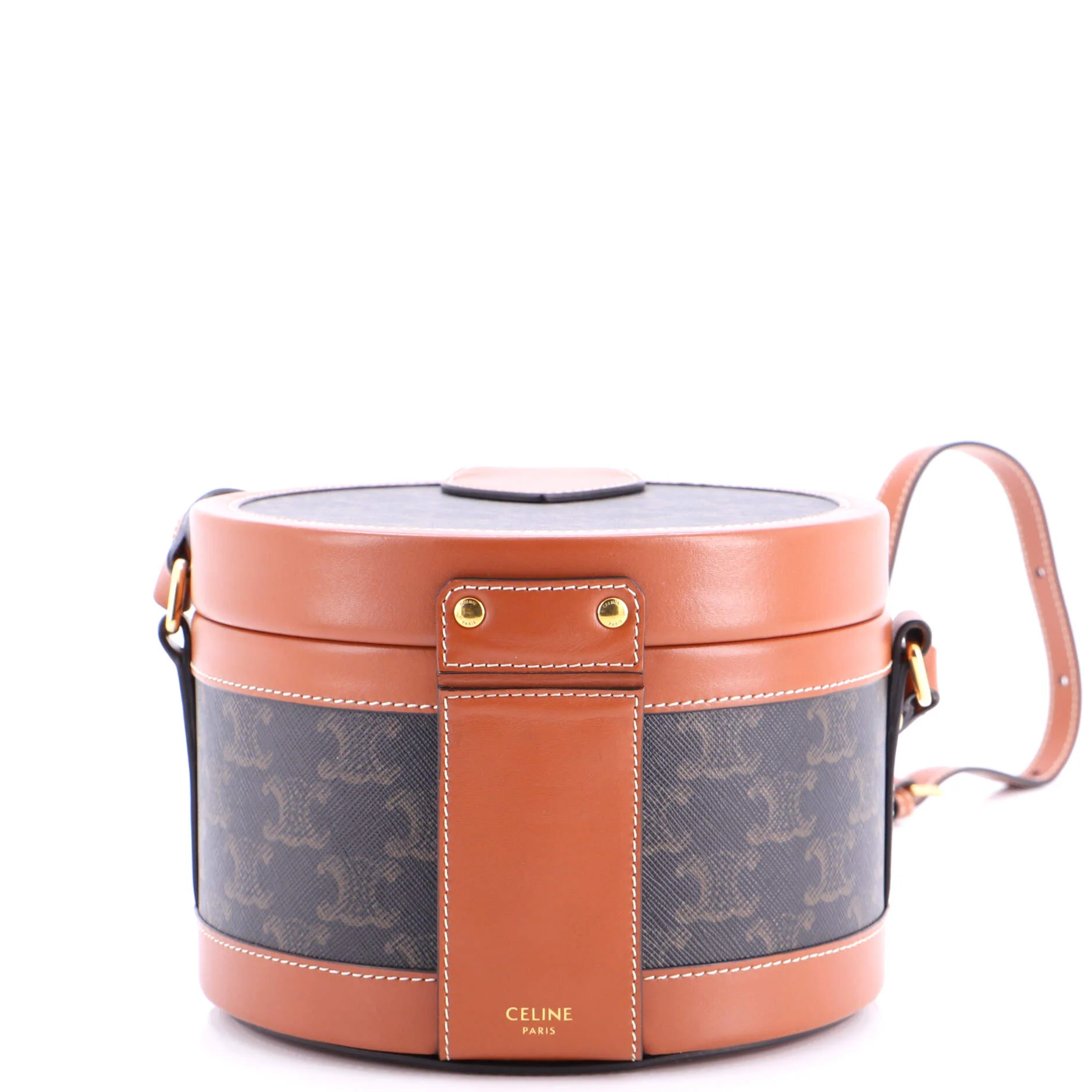Tambour Bag Triomphe Coated Canvas Medium - Image 3