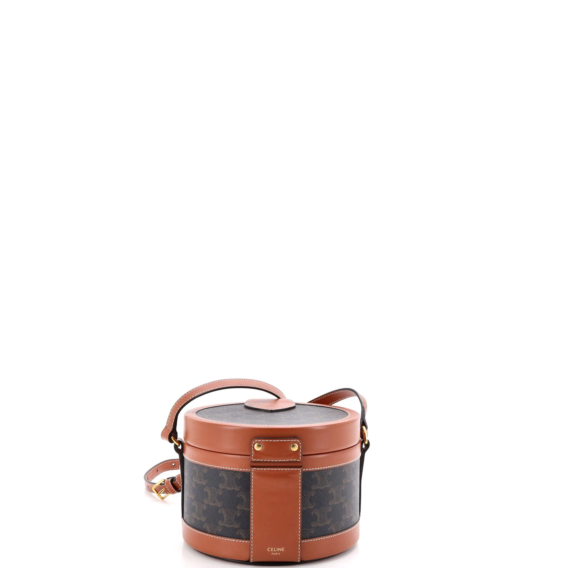 Tambour Bag Triomphe Coated Canvas Medium - Image 3