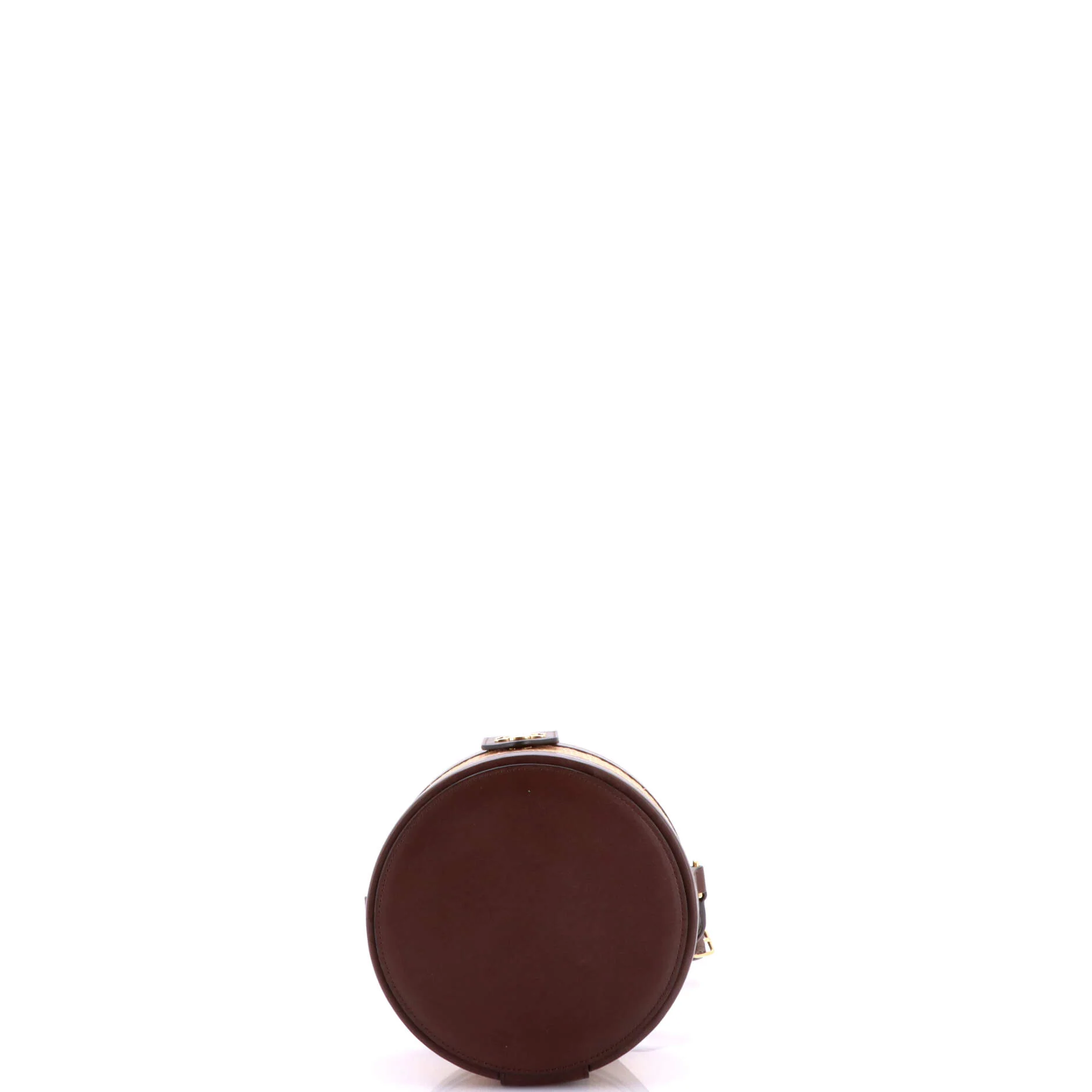 Tambour Bag Triomphe Raffia and Leather Medium - Image 4