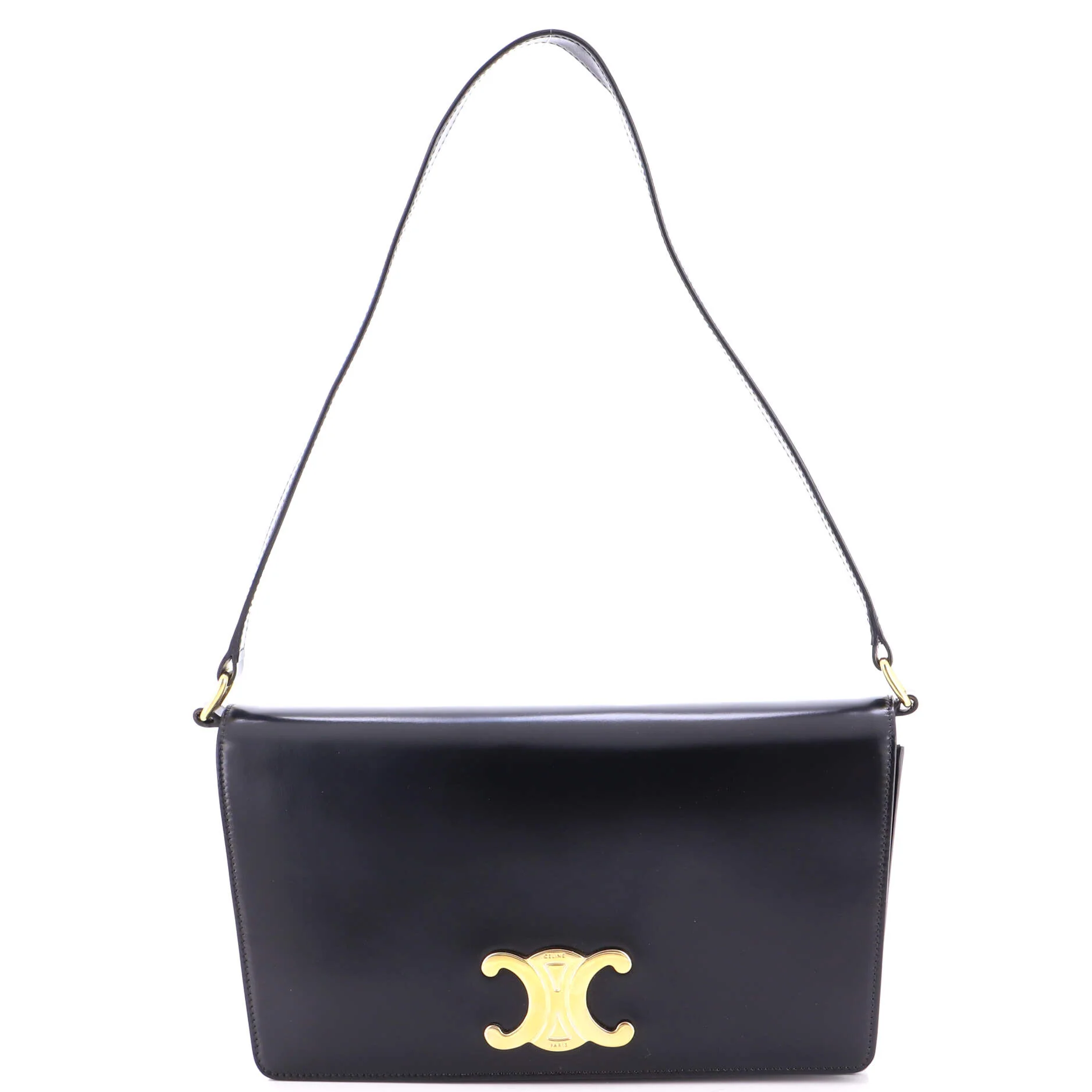 Trapeze Triomphe Shoulder Bag Smooth Calfskin