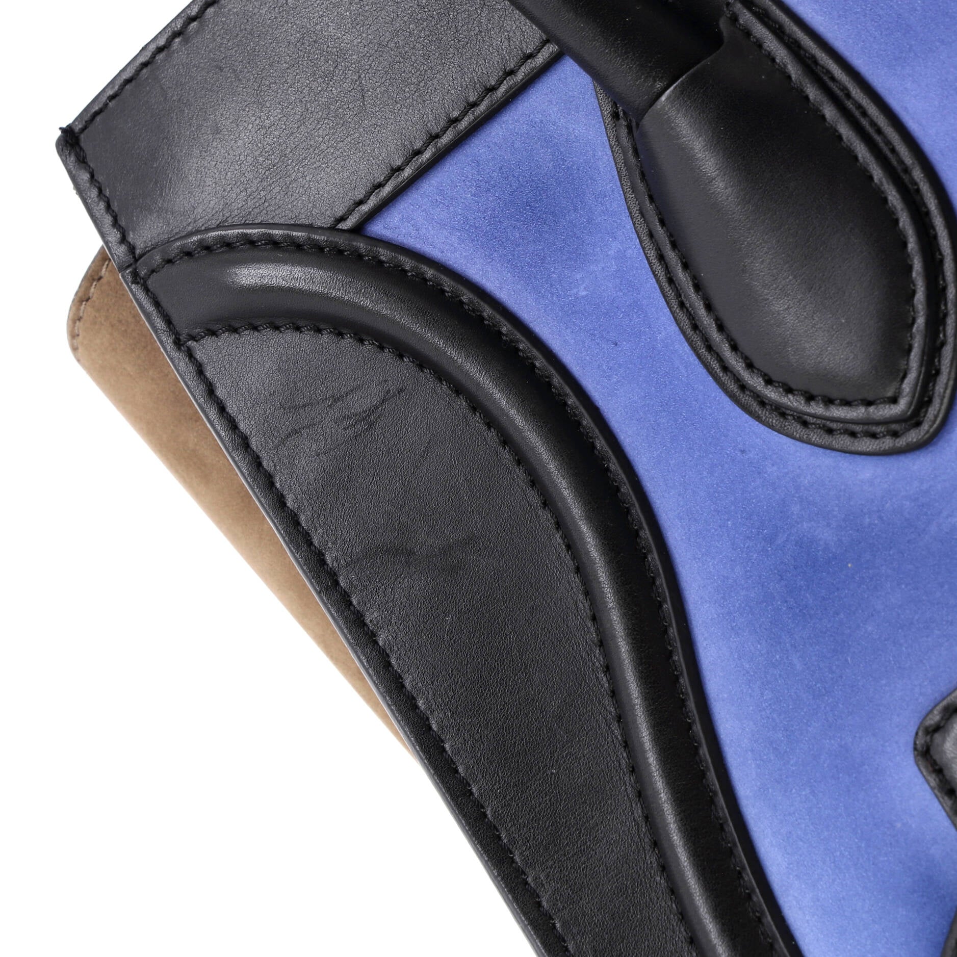 Tricolor Luggage Bag Leather Mini - Image 6