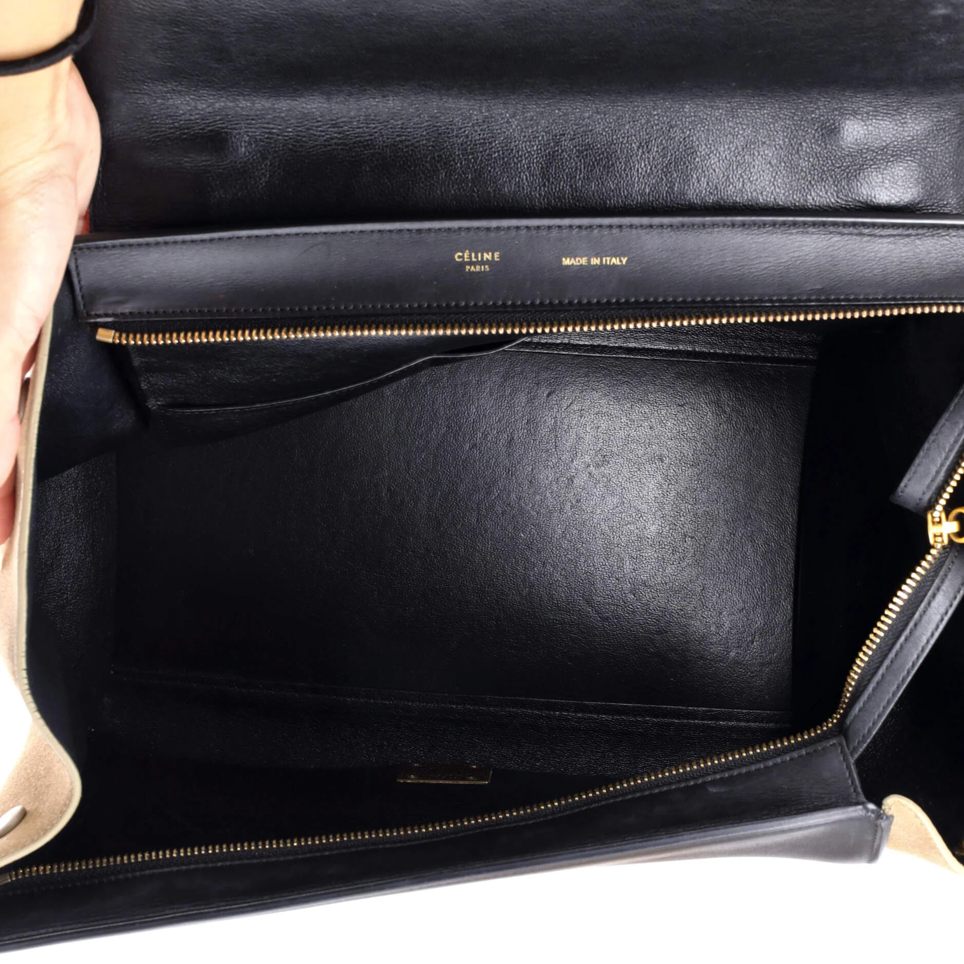 Tricolor Trapeze Bag Leather Large - Image 5