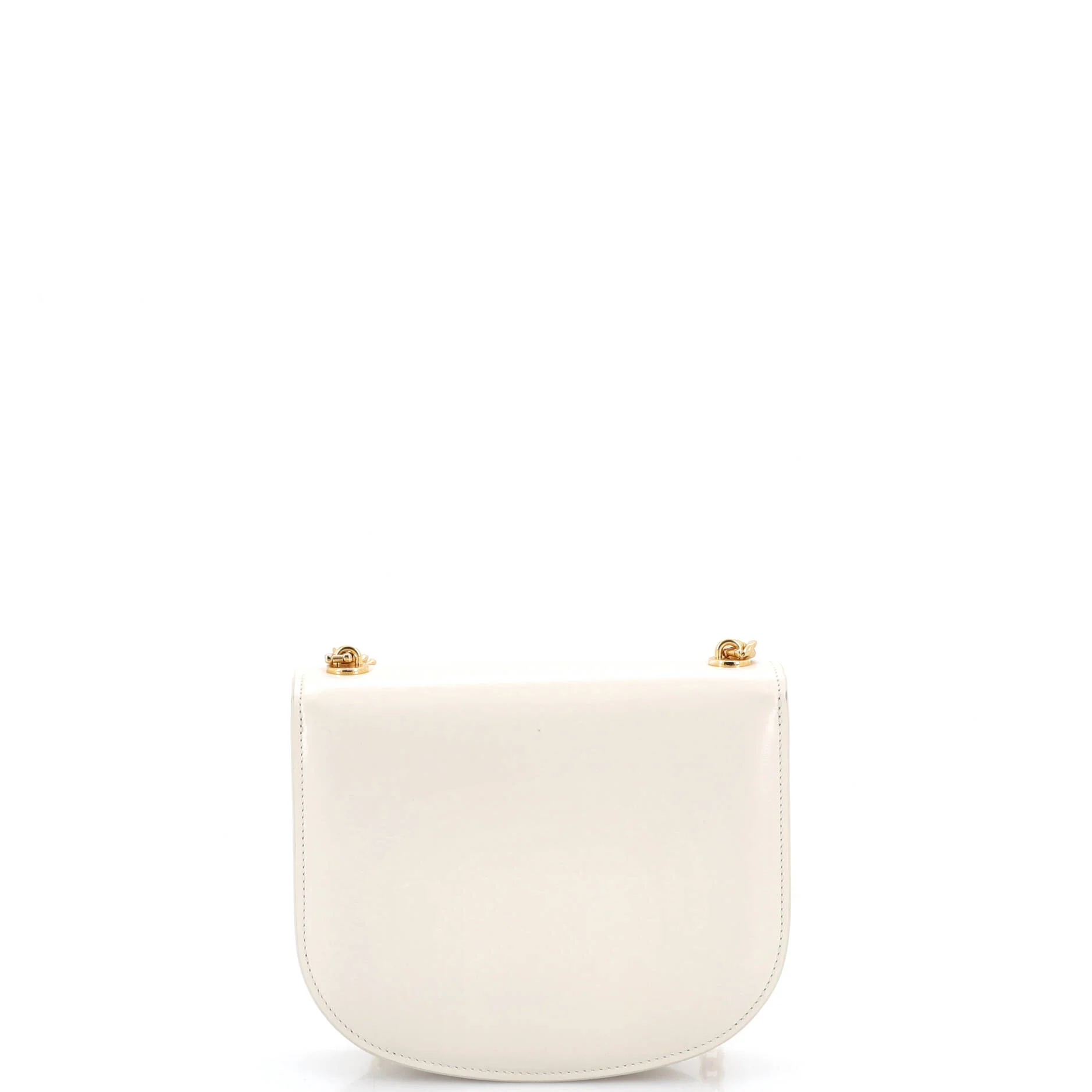 Triomphe Besace Clea Chain Flap Bag Leather - Image 3
