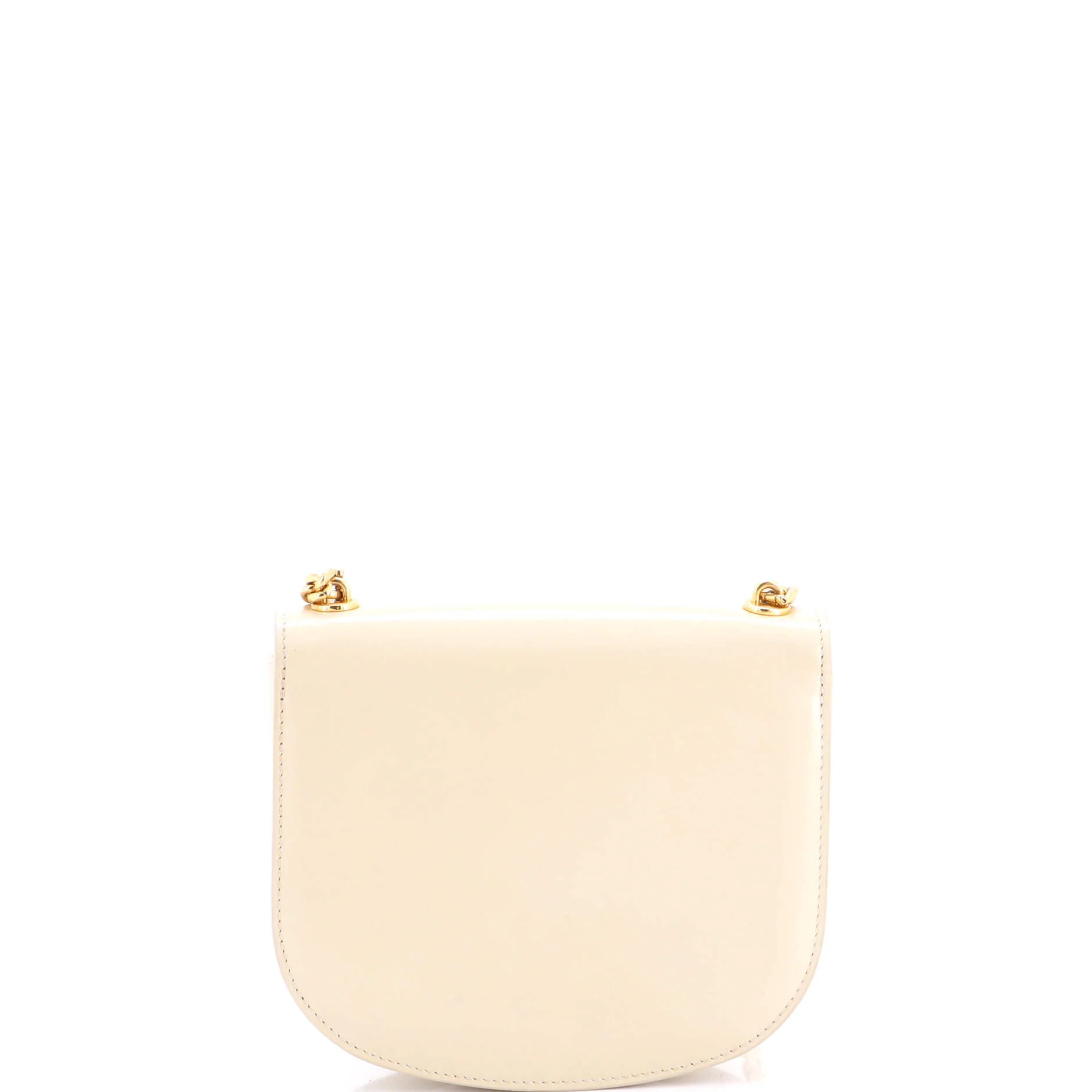 Triomphe Besace Clea Chain Flap Bag Leather - Image 3