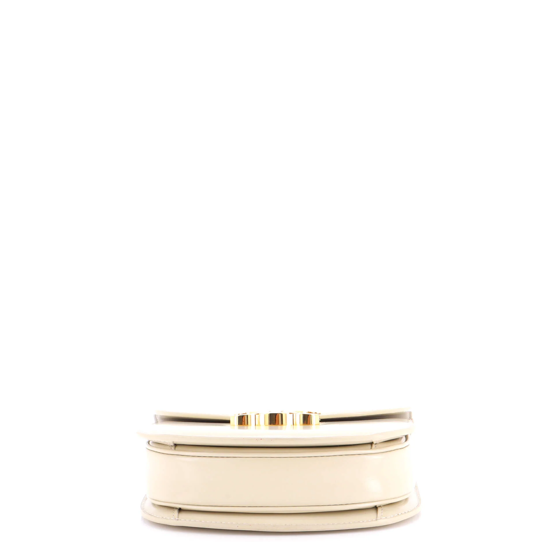 Triomphe Besace Clea Chain Flap Bag Leather - Image 4