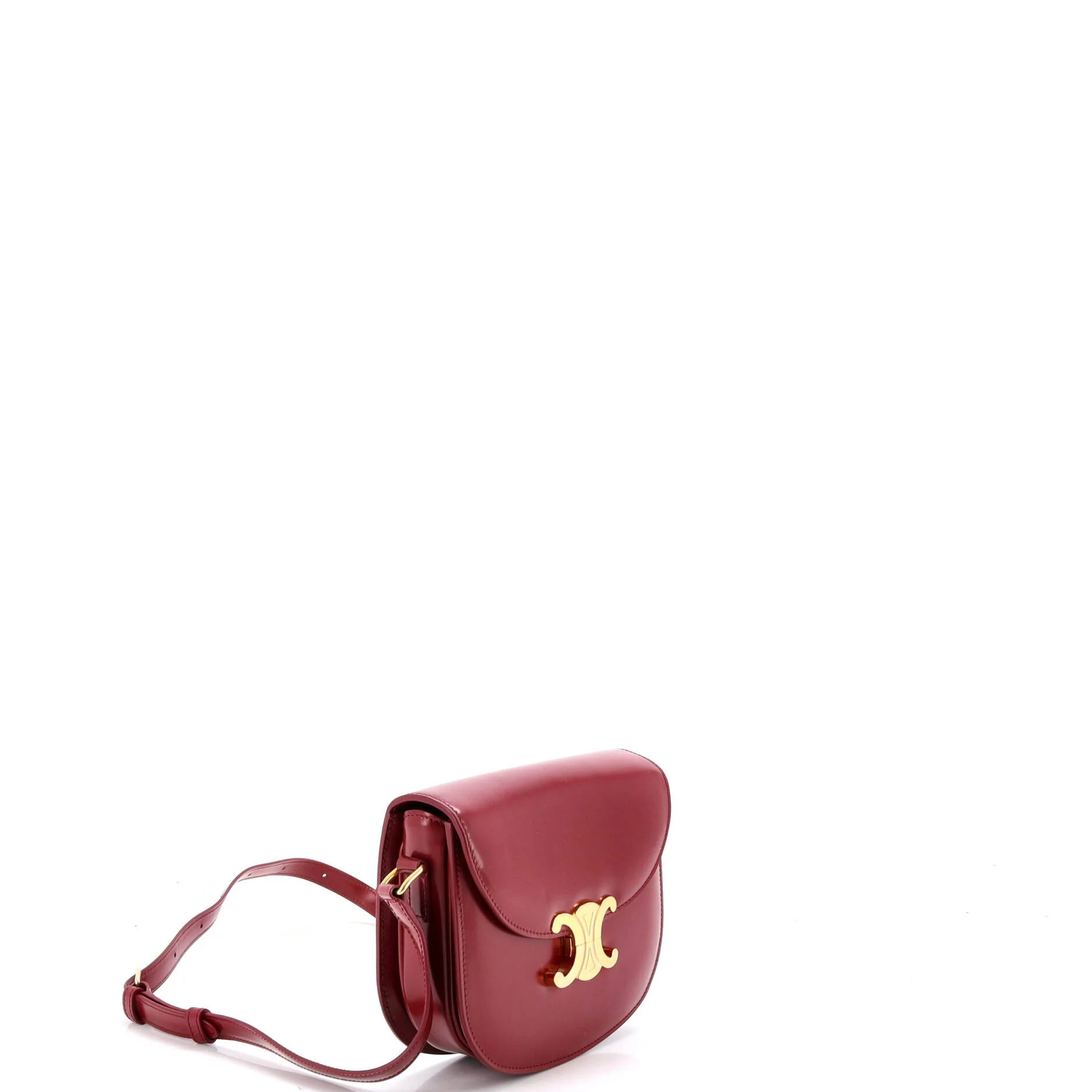 Triomphe Besace Clea Flap Bag Leather - Image 2