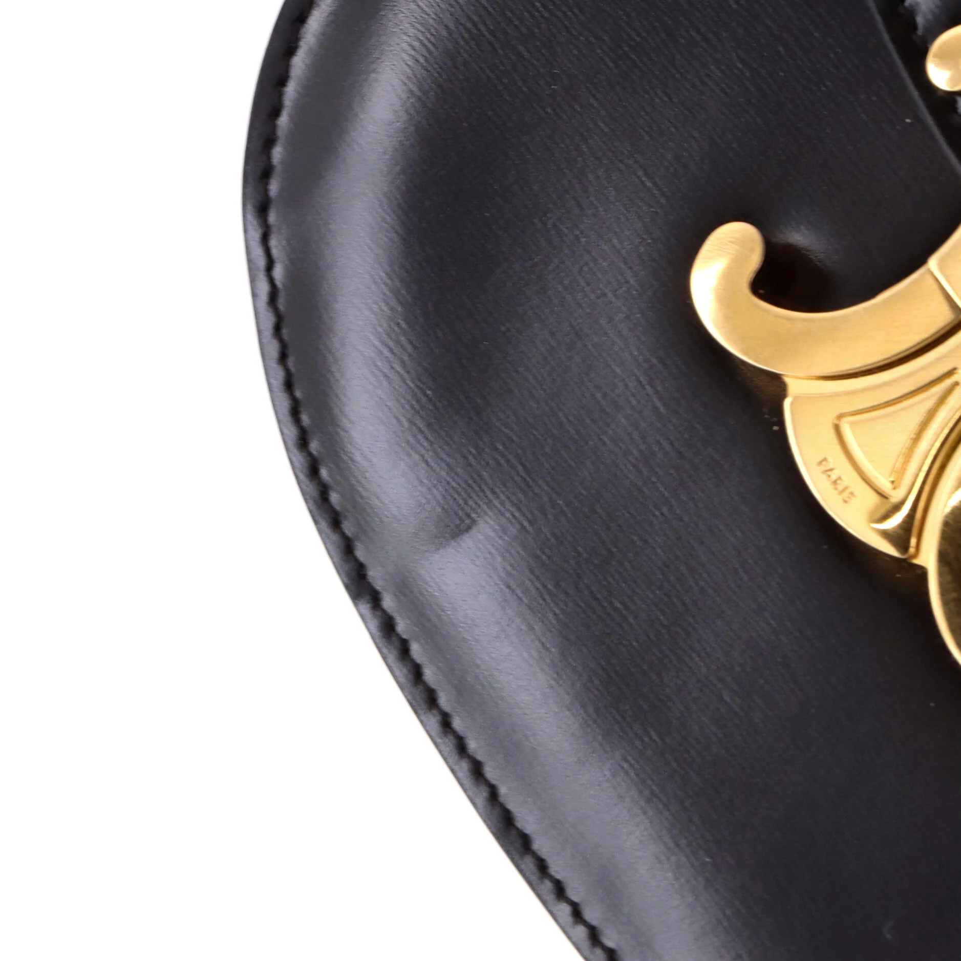 Triomphe Besace Clea Flap Bag Leather - Image 6