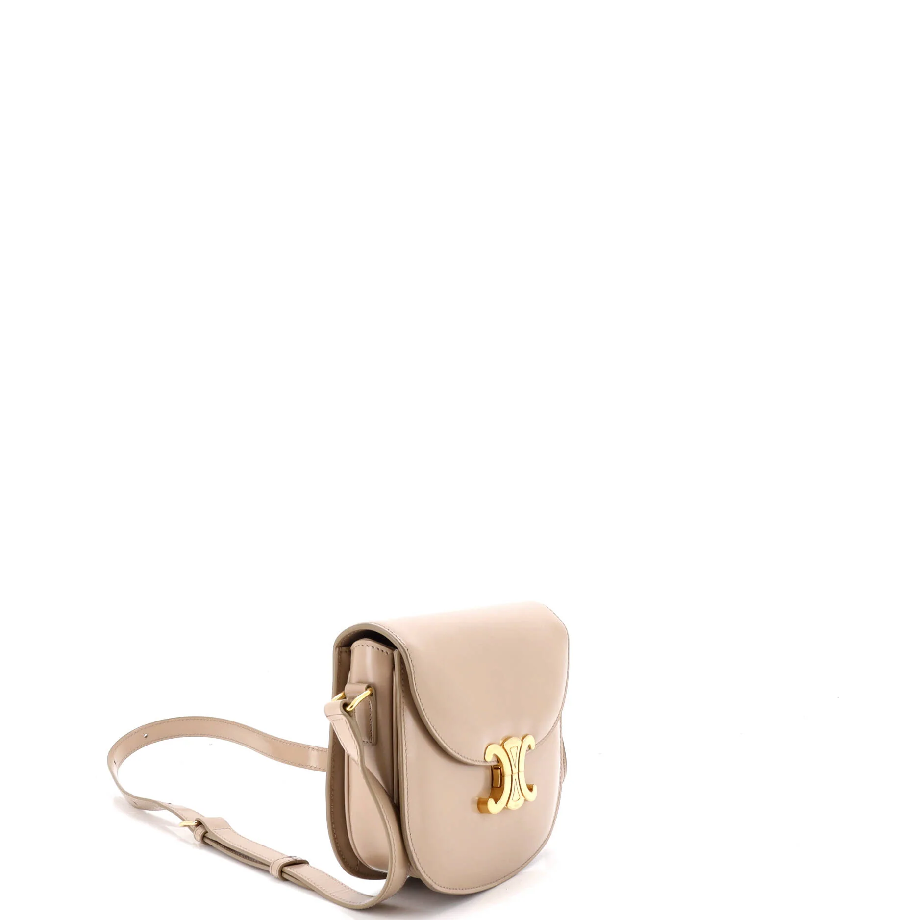 Triomphe Besace Clea Flap Bag Leather - Image 2