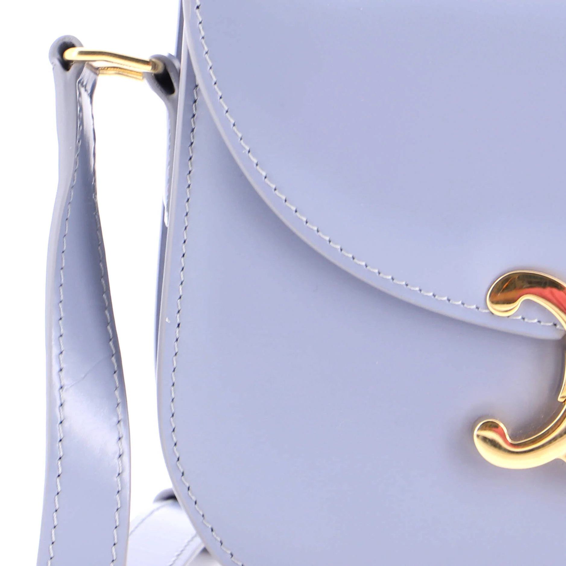 Triomphe Besace Clea Flap Bag Leather - Image 6