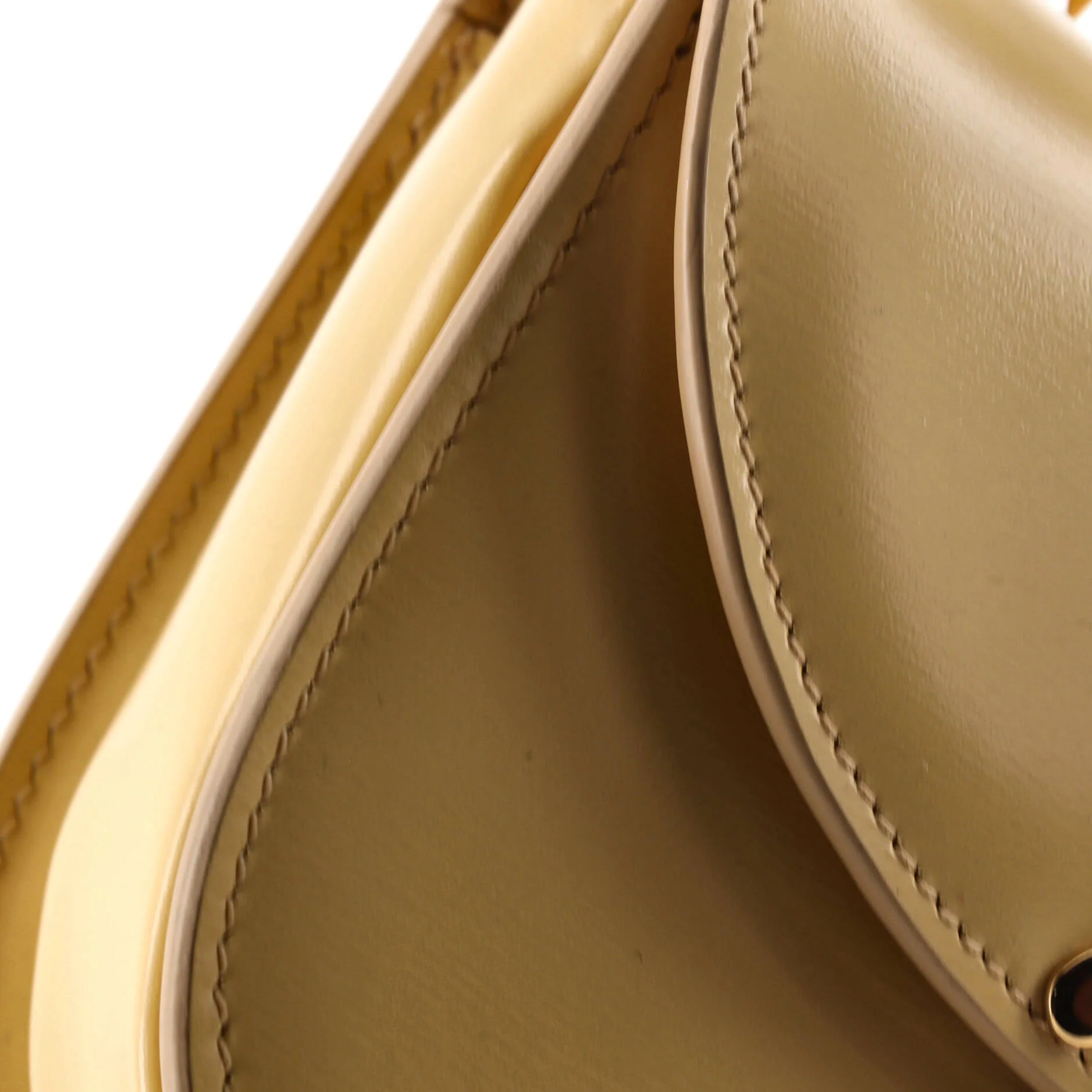 Triomphe Besace Clea Top Handle Flap Bag Leather Mini - Image 6