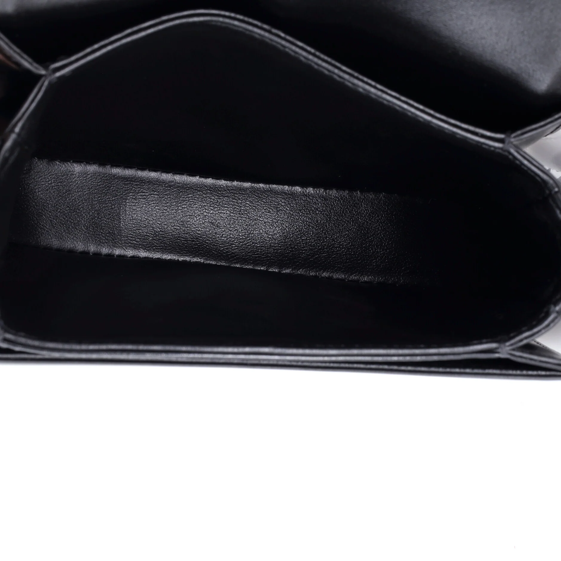 Triomphe Besace Clea Top Handle Flap Bag Leather Mini - Image 5