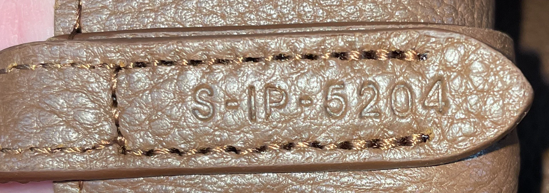 Triomphe Bucket Bag Embossed Suede - Image 8