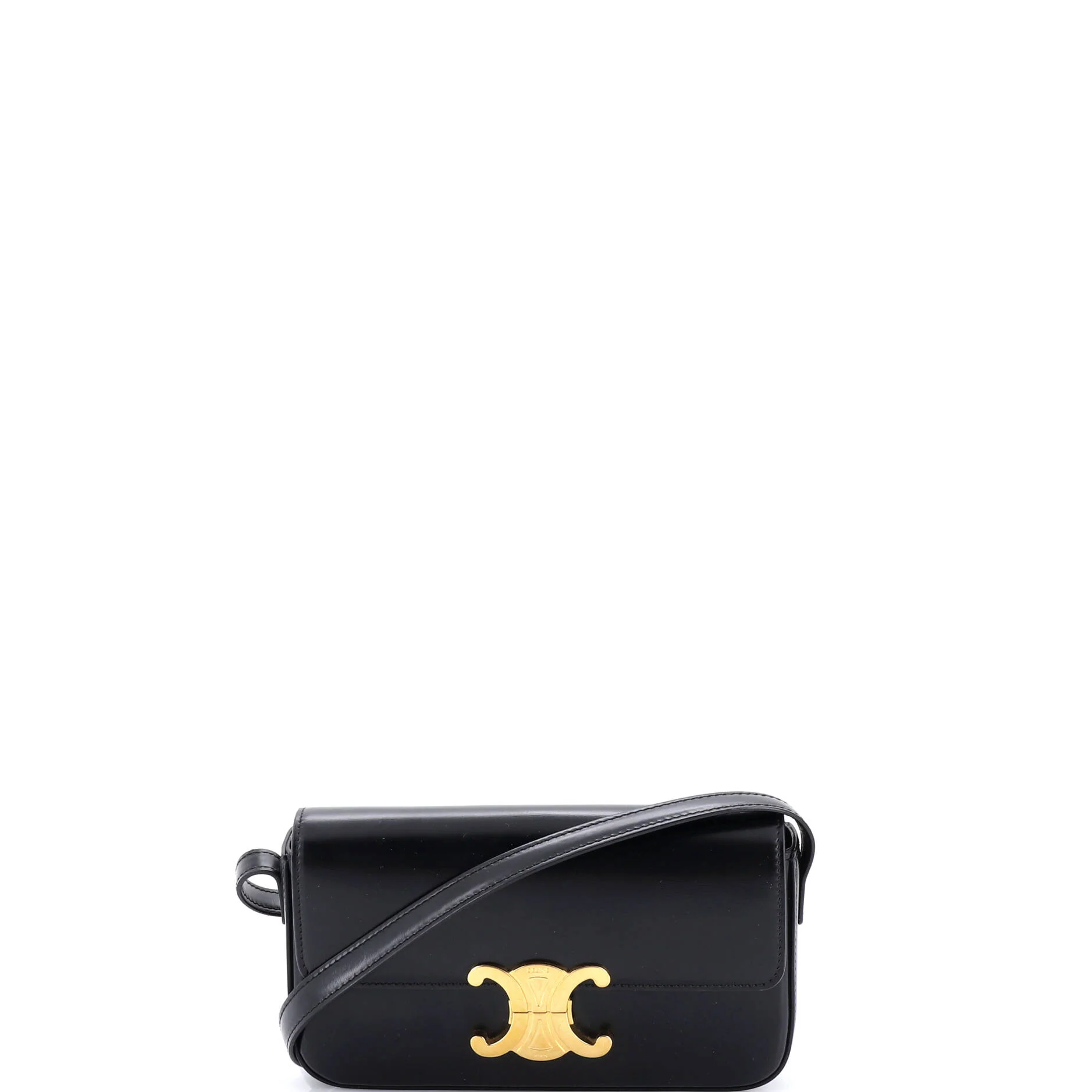 Triomphe East-West Shoulder Bag Smooth Calfskin