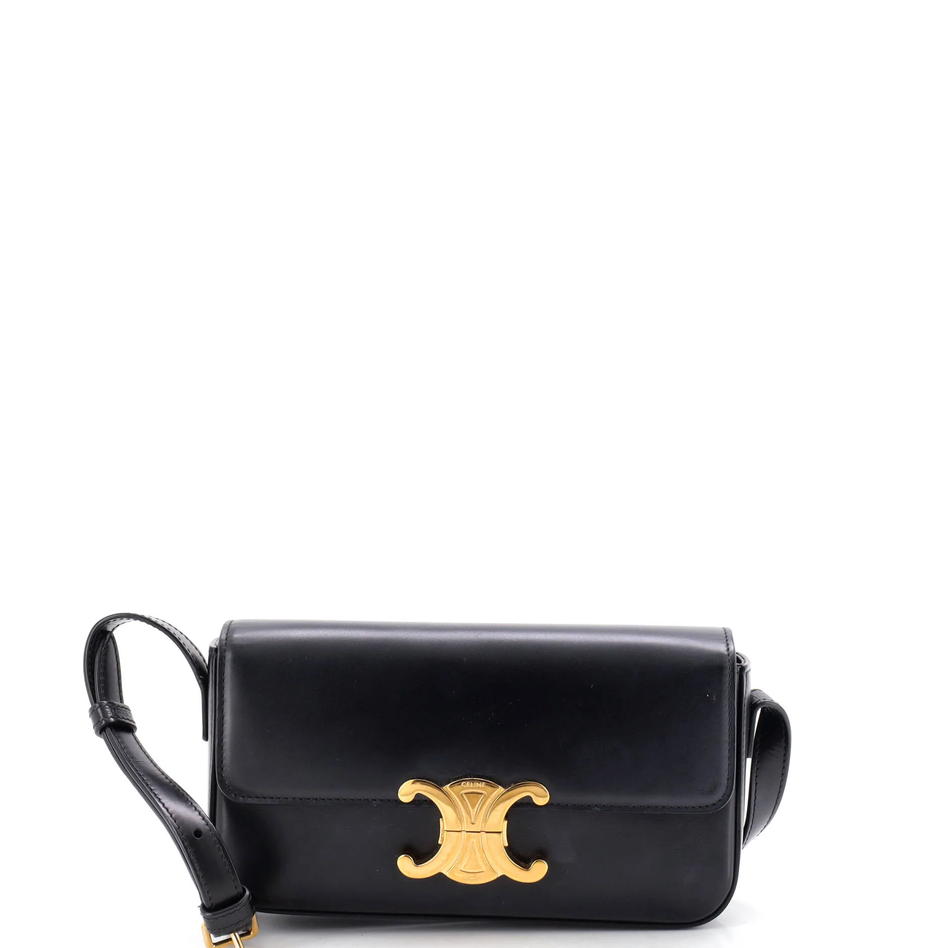 Triomphe East-West Shoulder Bag Smooth Calfskin