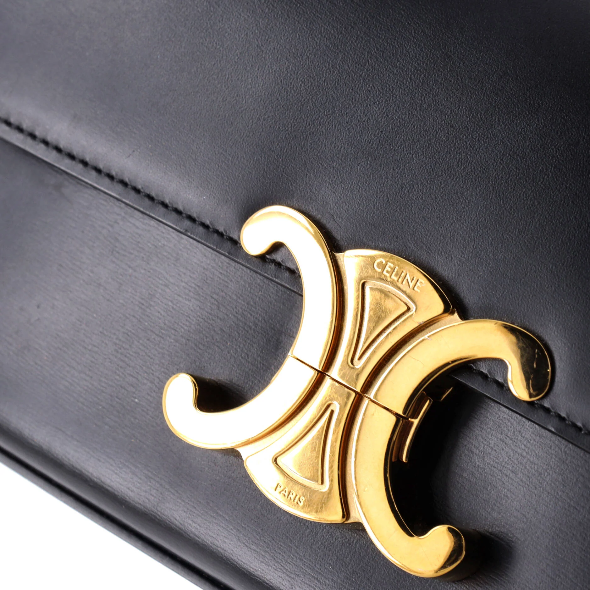 Triomphe East-West Shoulder Bag Smooth Calfskin - Image 6