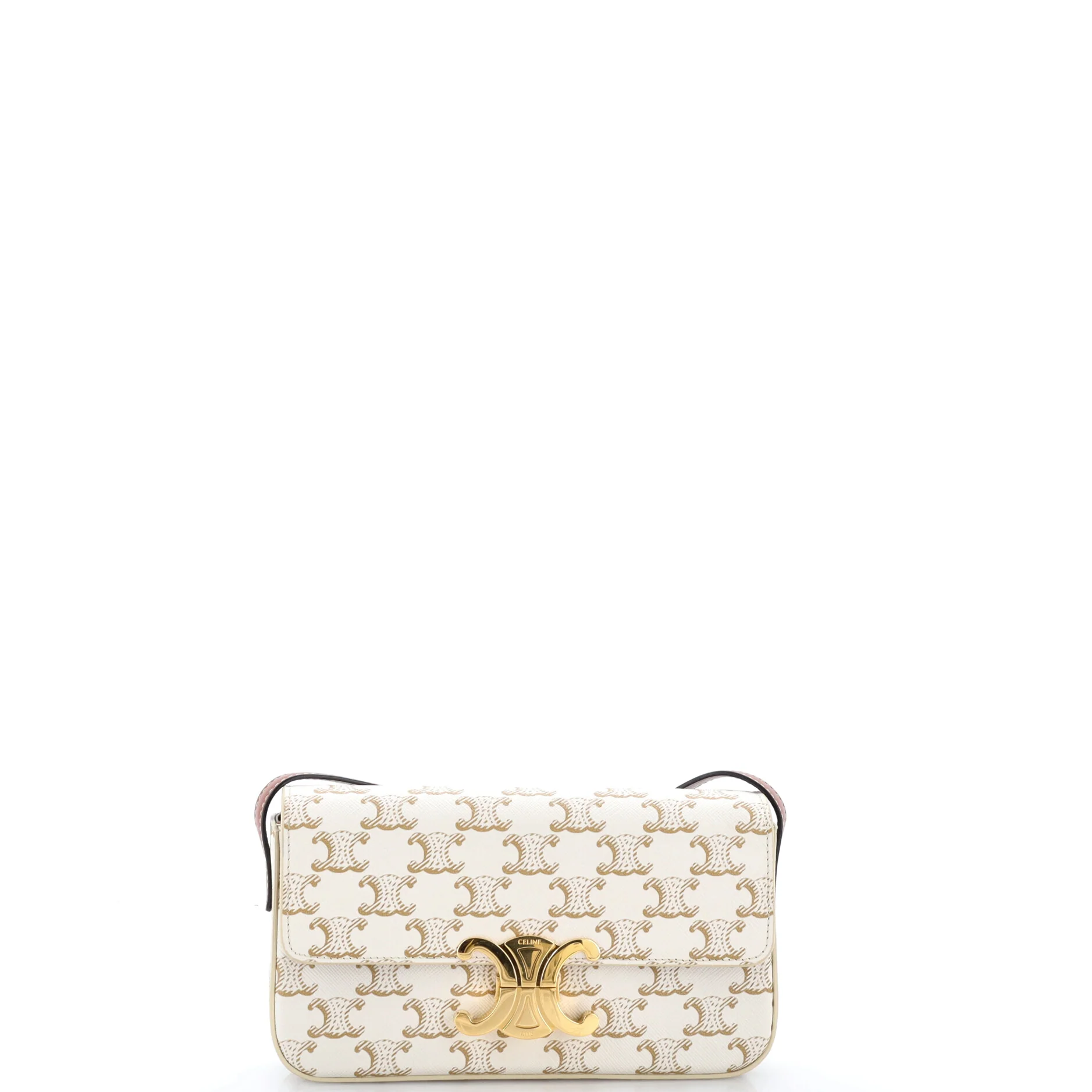 Triomphe East-West Shoulder Bag Triomphe Coated Canvas