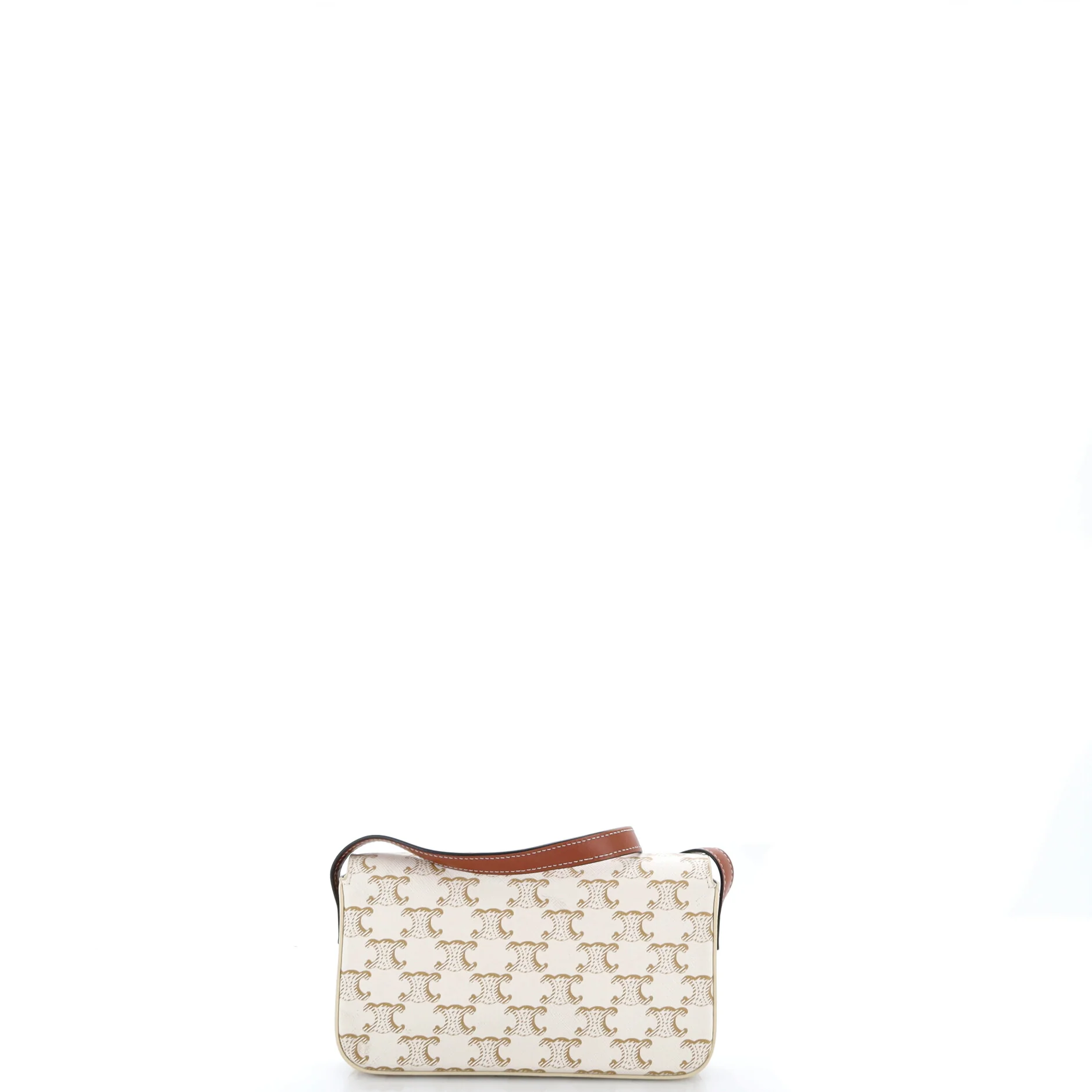 Triomphe East-West Shoulder Bag Triomphe Coated Canvas - Image 3