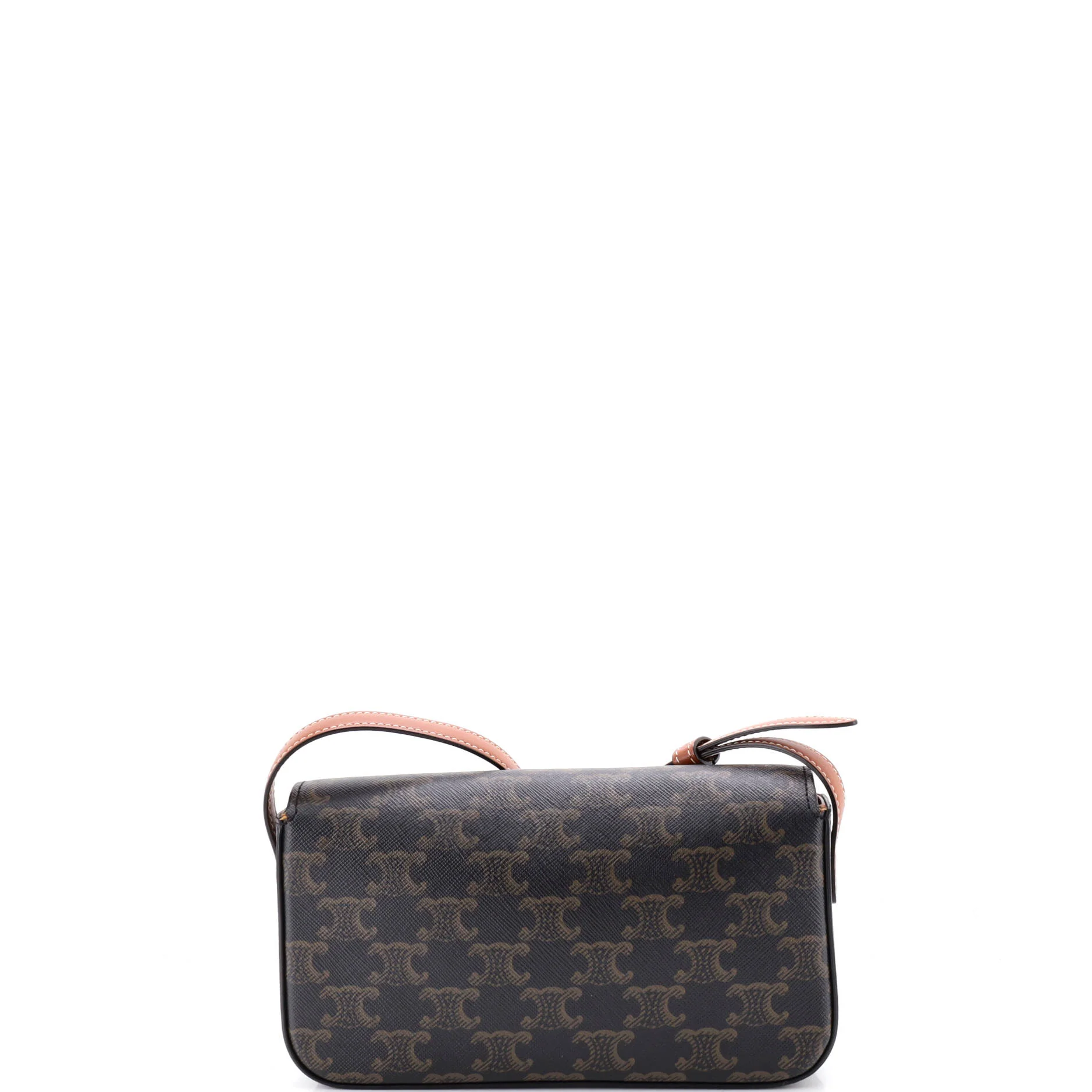 Triomphe East-West Shoulder Bag Triomphe Coated Canvas - Image 3