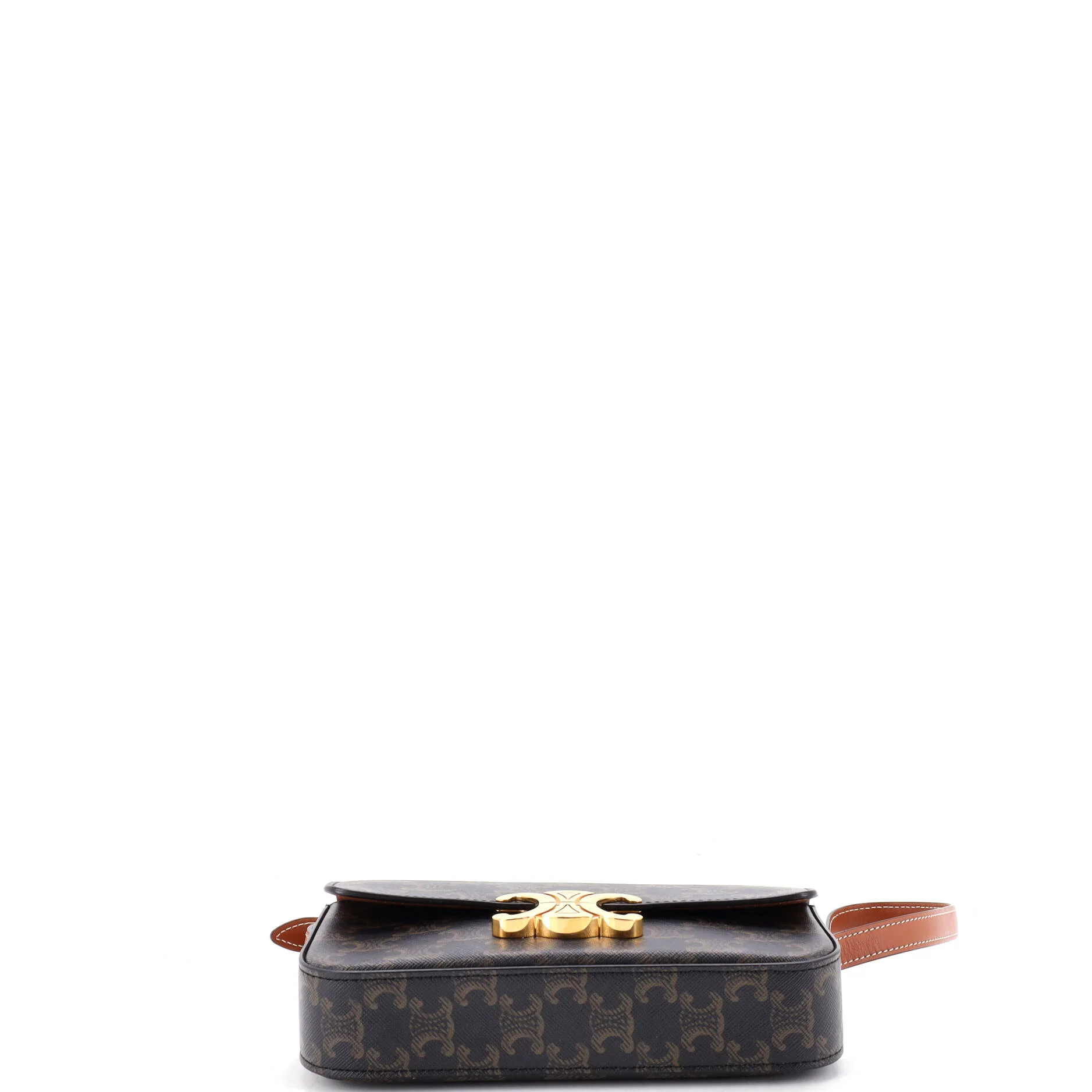 Triomphe East-West Shoulder Bag Triomphe Coated Canvas - Image 4