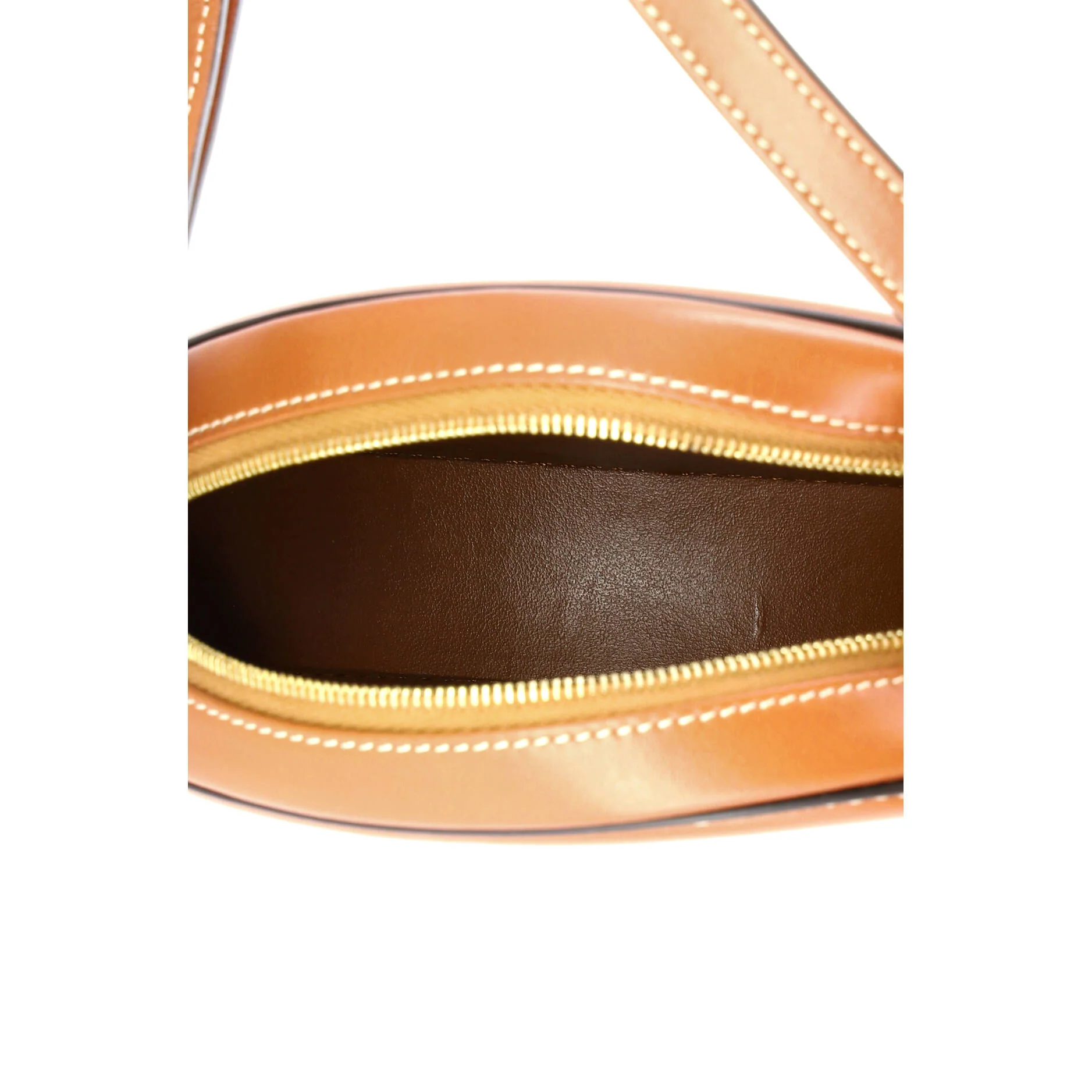 Triomphe Oval Crossbody Bag Canvas and Leather - Image 5