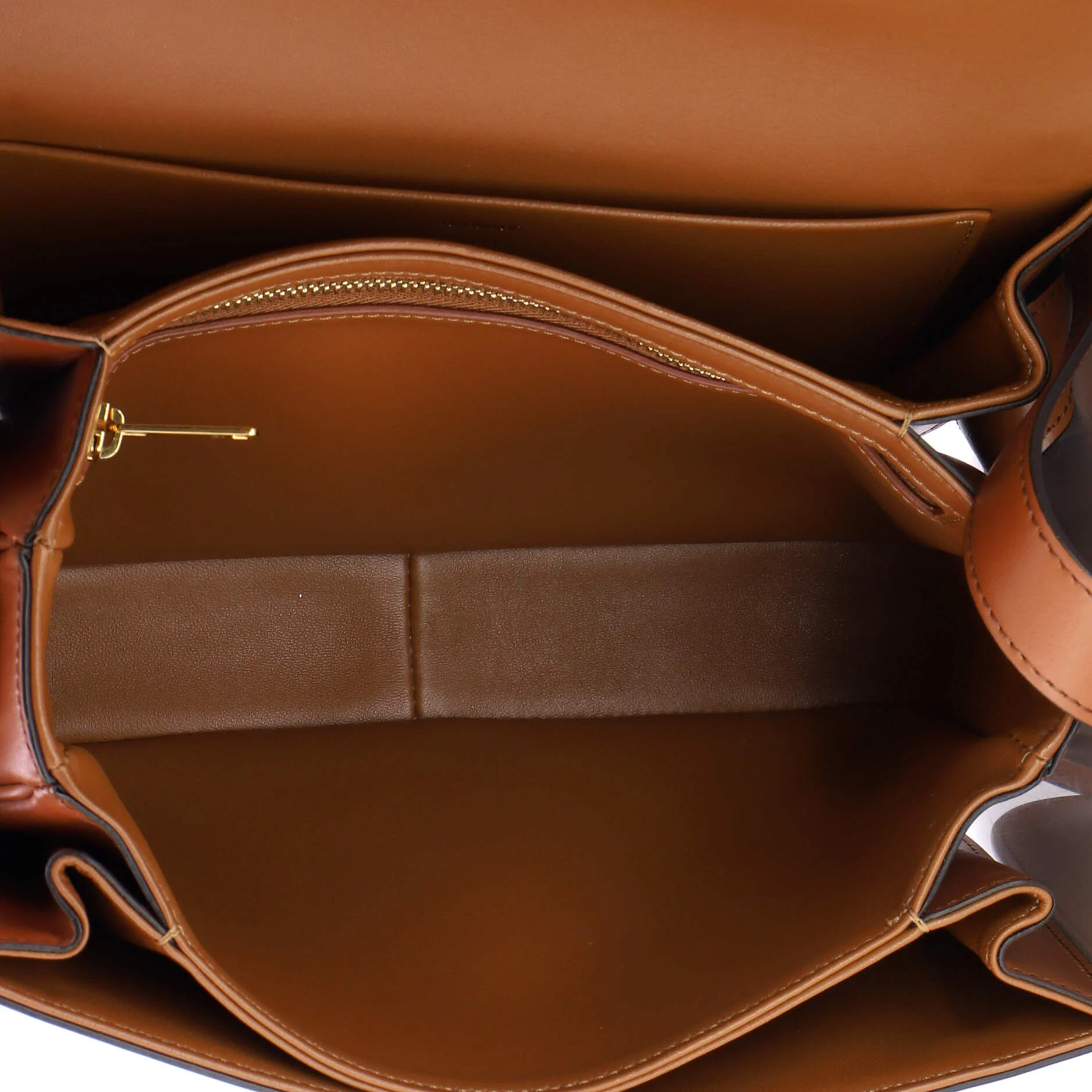 Triomphe Shoulder Bag Canvas with Leather Medium - Image 5