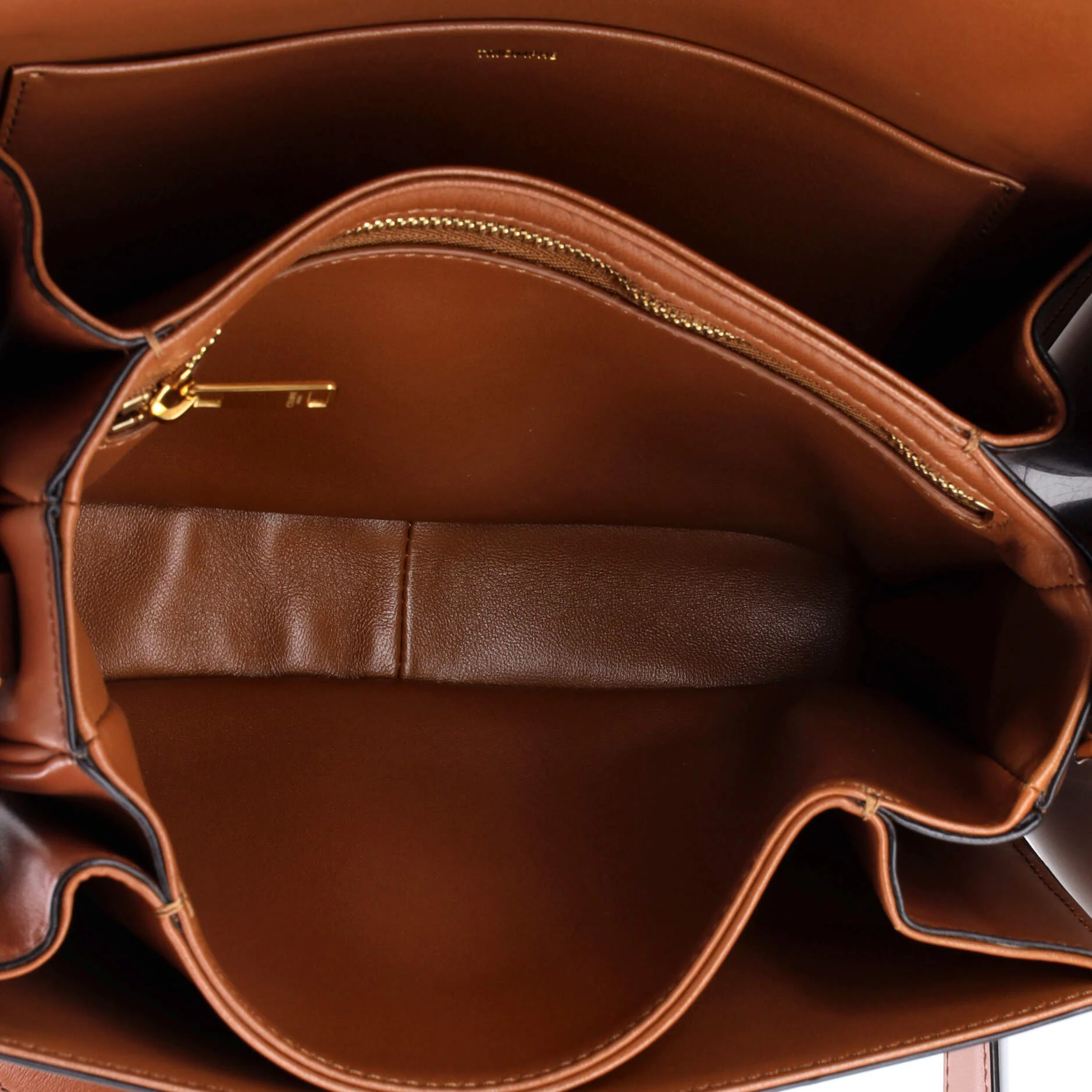 Triomphe Shoulder Bag Canvas with Leather Medium - Image 5