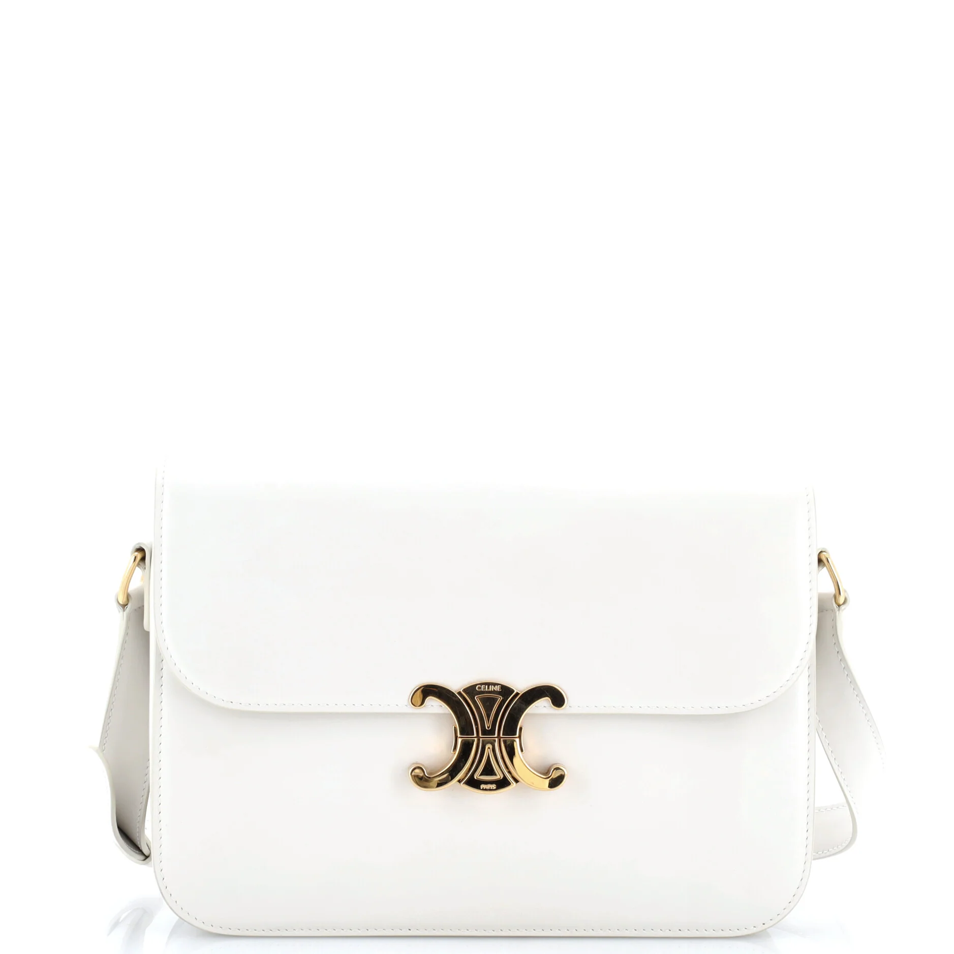 Triomphe Shoulder Bag Smooth Calfskin Large
