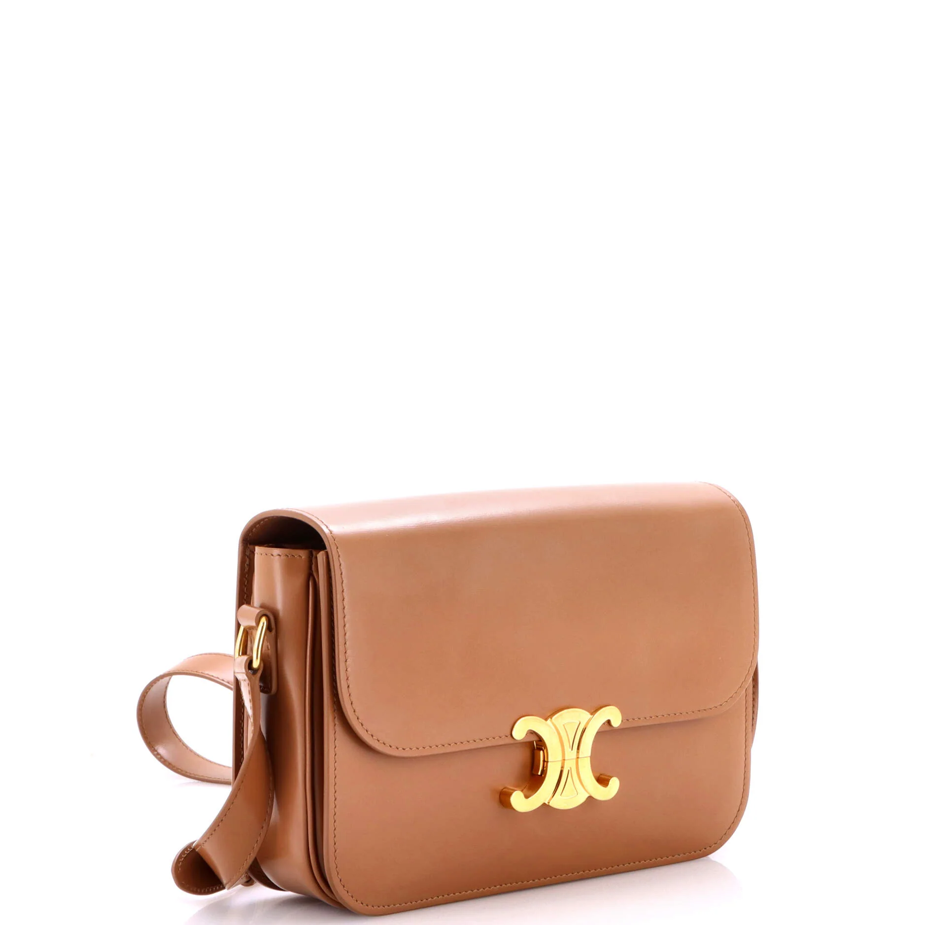Triomphe Shoulder Bag Smooth Calfskin Medium - Image 2