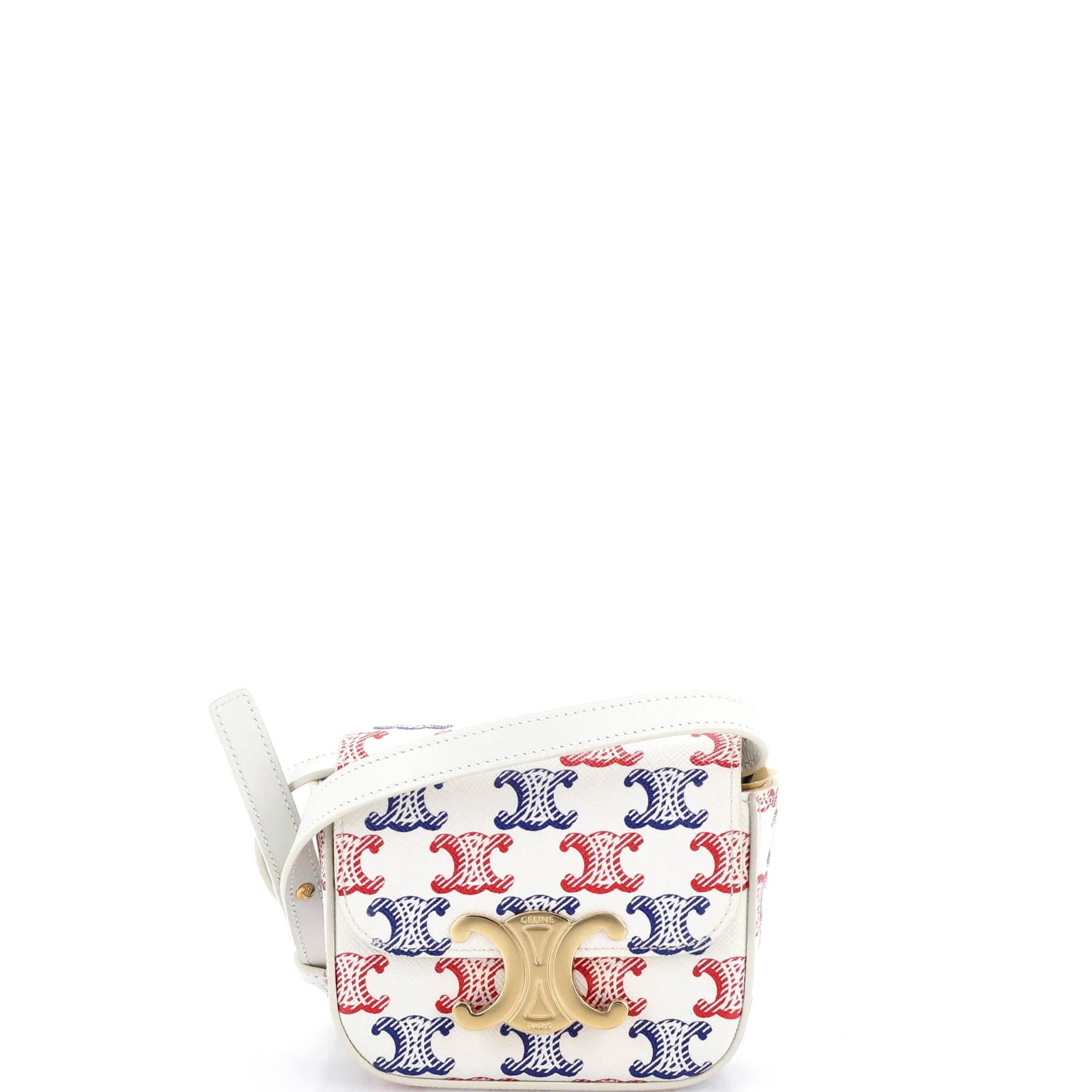 Triomphe Shoulder Bag Triomphe Coated Canvas Mini
