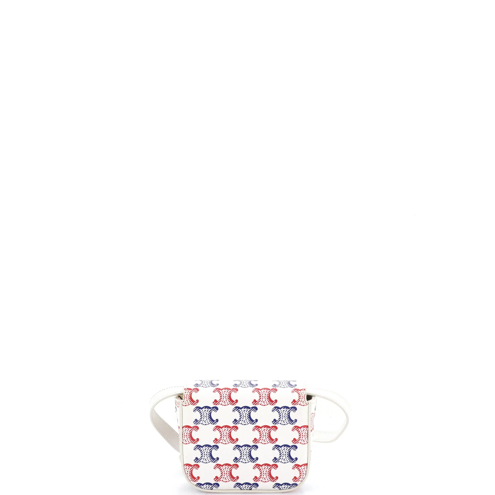 Triomphe Shoulder Bag Triomphe Coated Canvas Mini - Image 3