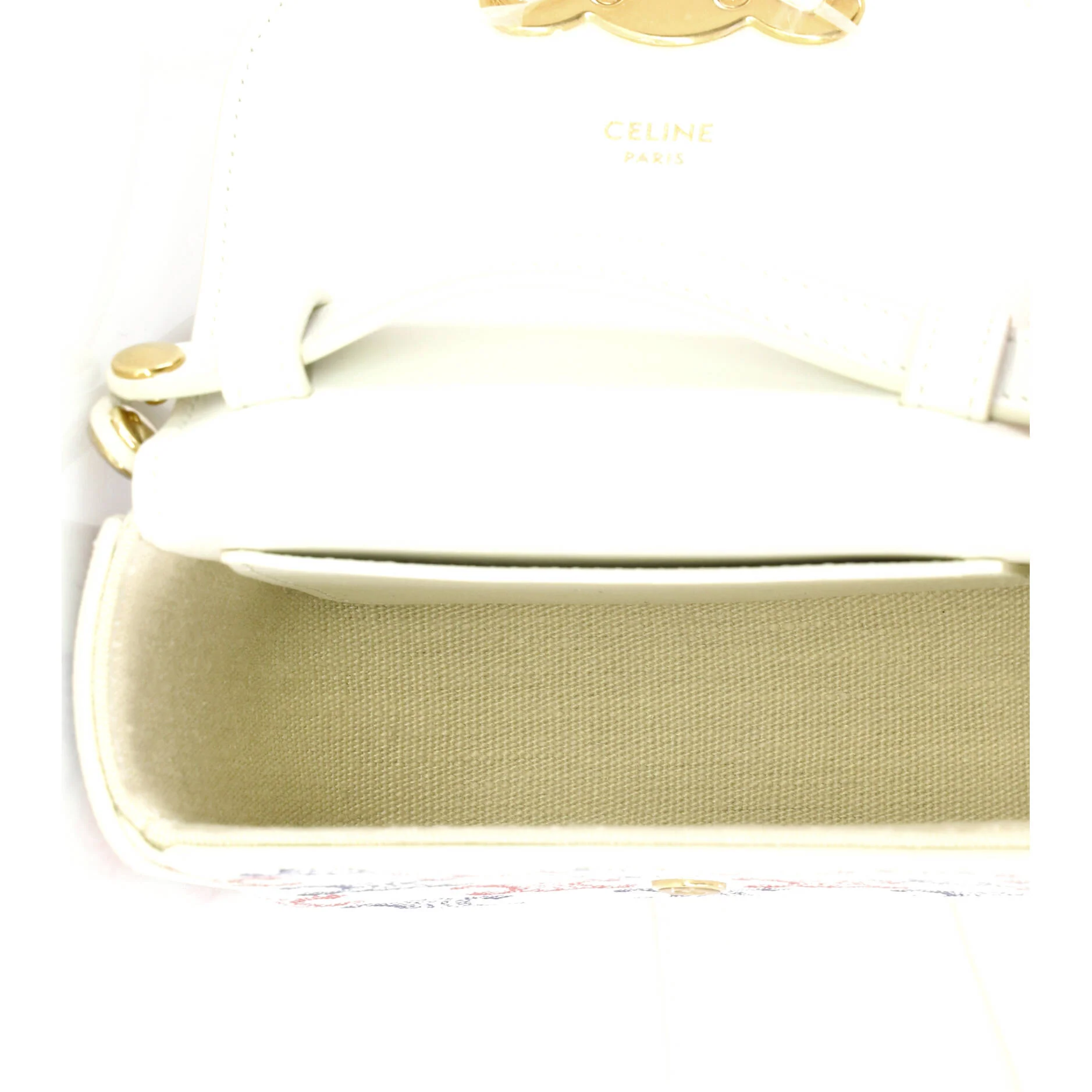 Triomphe Shoulder Bag Triomphe Coated Canvas Mini - Image 5