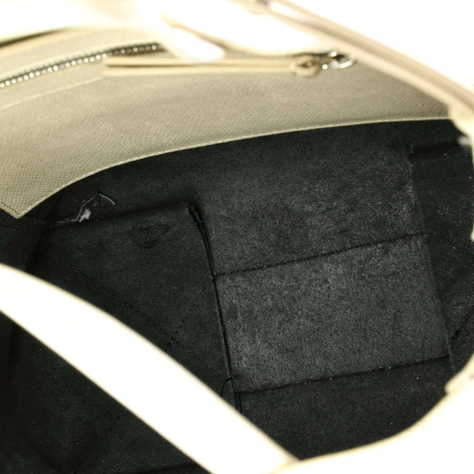Vertical Bi-Cabas Tote Grained Calfskin Small - Image 5