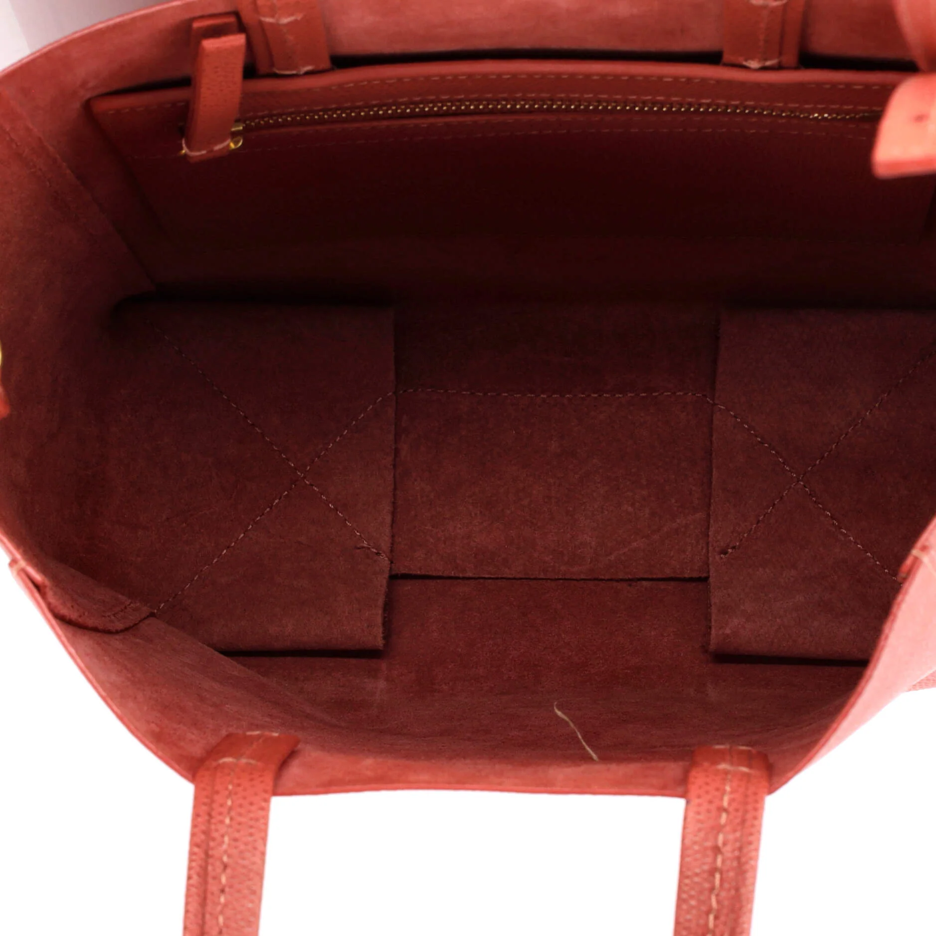 Vertical Cabas Tote Grained Calfskin Small - Image 5