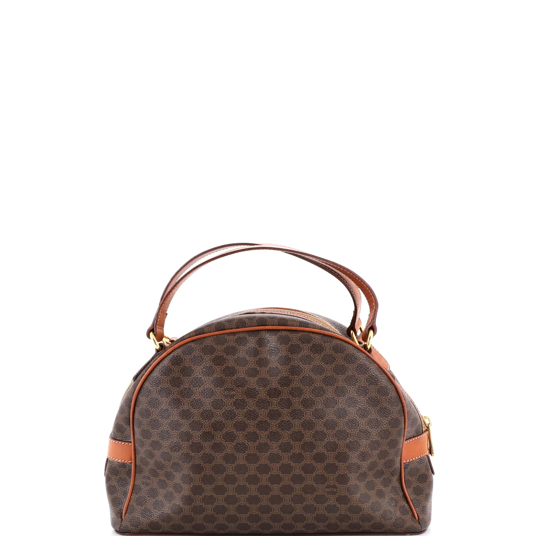 Vintagem Dome Handle Bag Macadam Coated Canvas - Image 3
