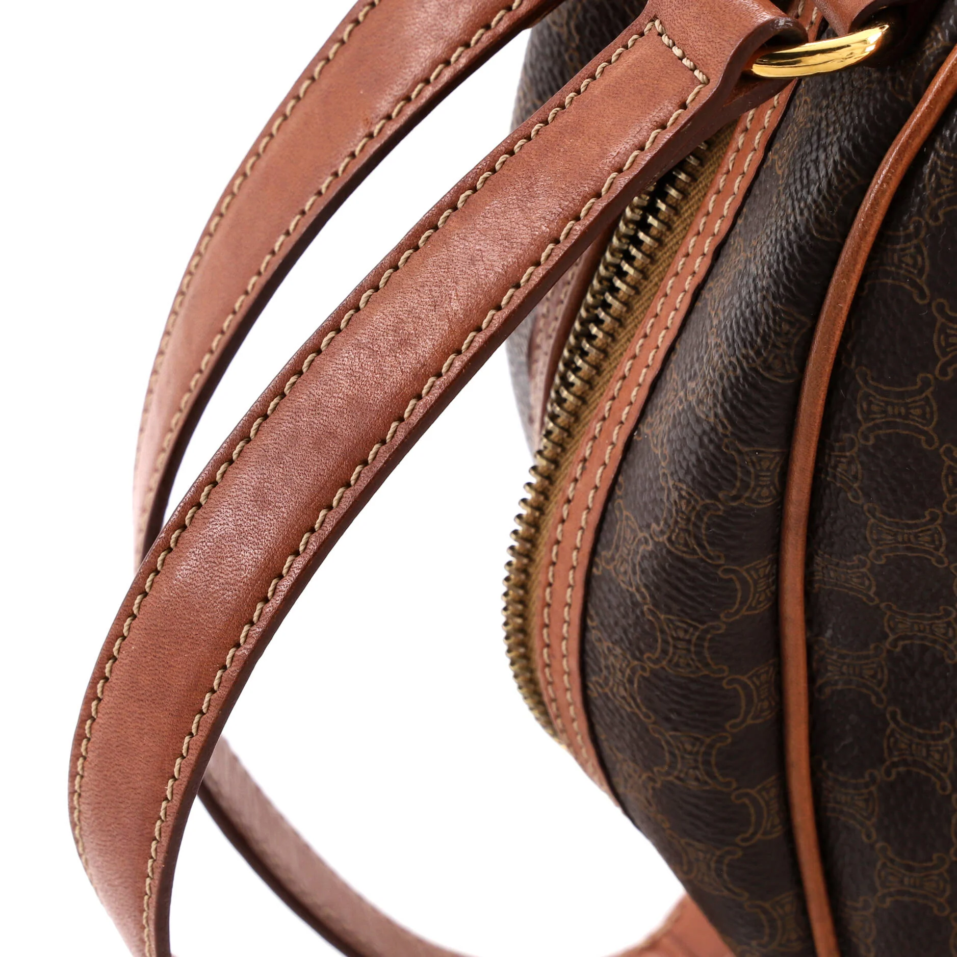 Vintagem Dome Handle Bag Macadam Coated Canvas - Image 8
