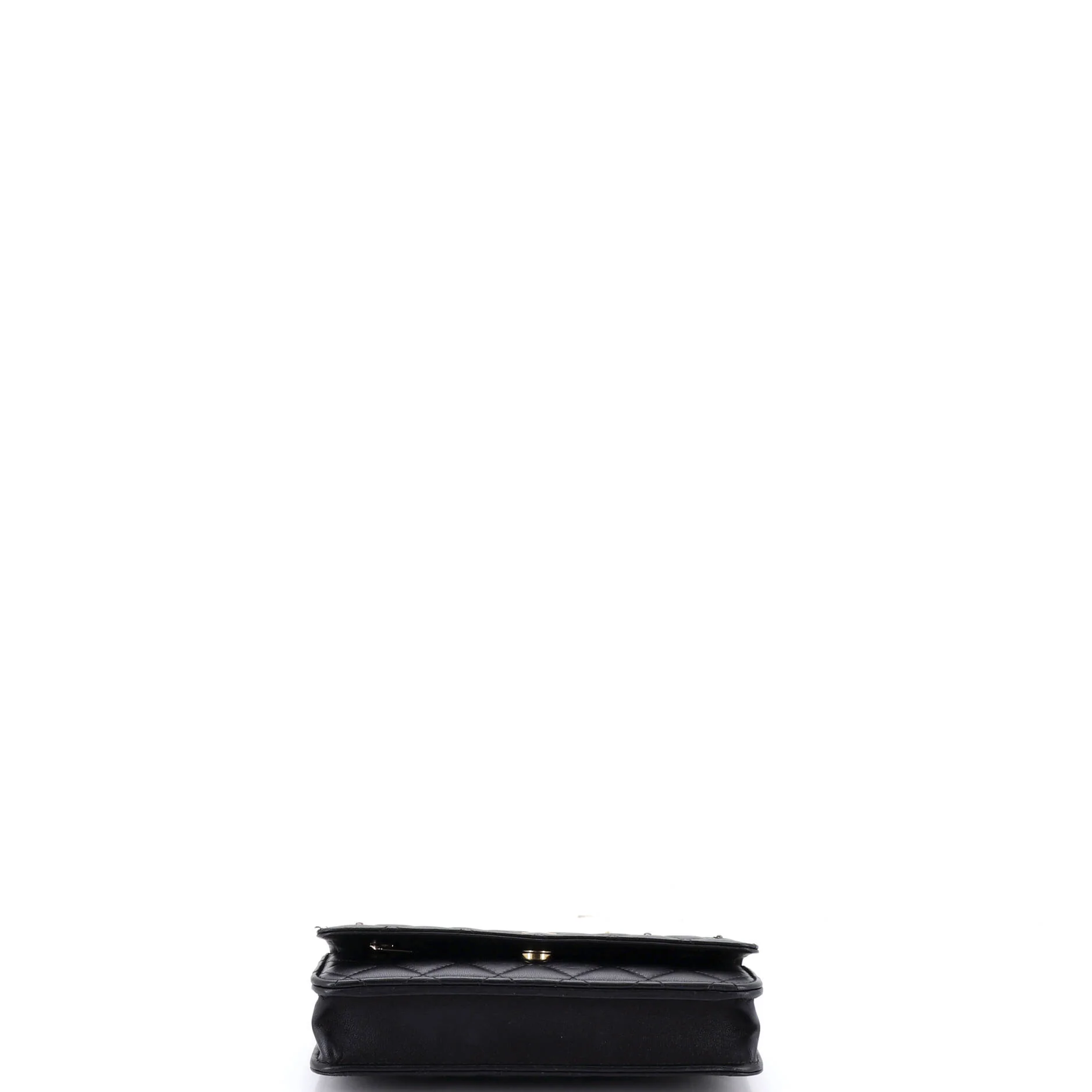 18K Charms Wallet on Chain Quilted Lambskin - Image 4