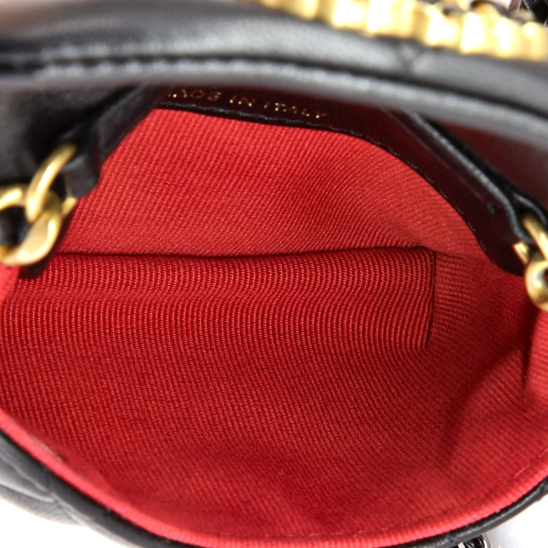 19 Convertible Flap Coin Purse With Chain Quilted Lambskin - Image 6