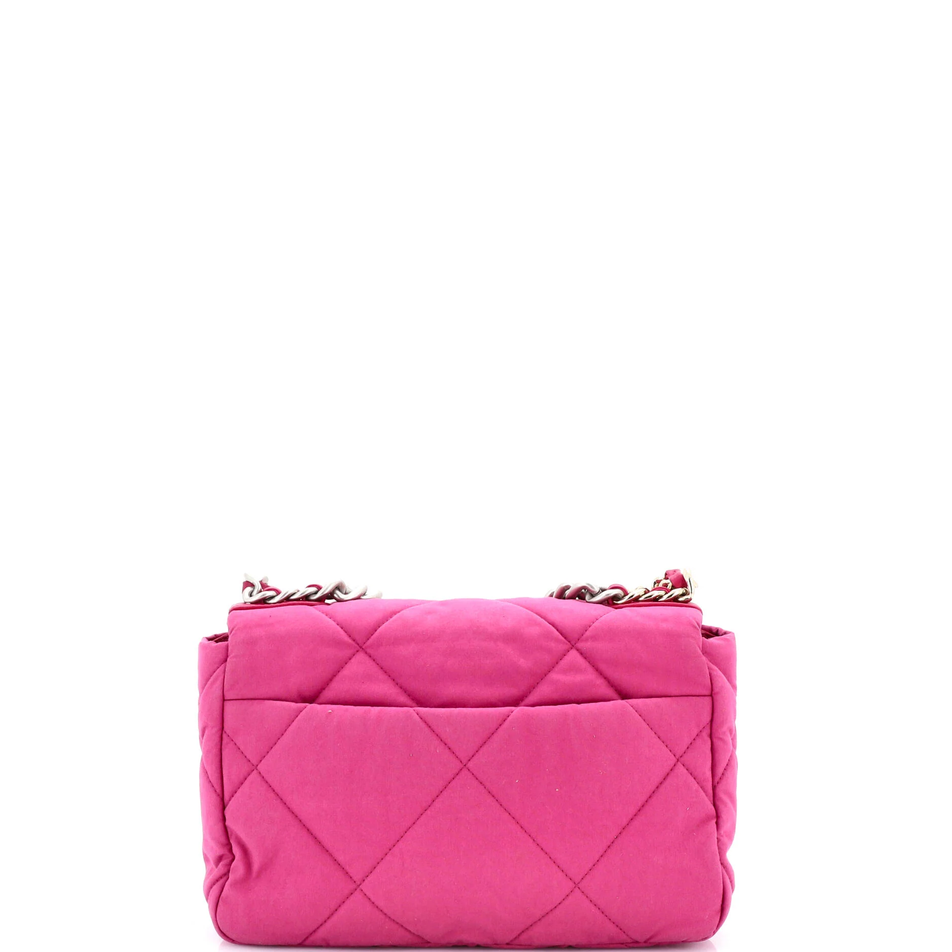 19 Flap Bag Quilted Canvas Medium - Image 3