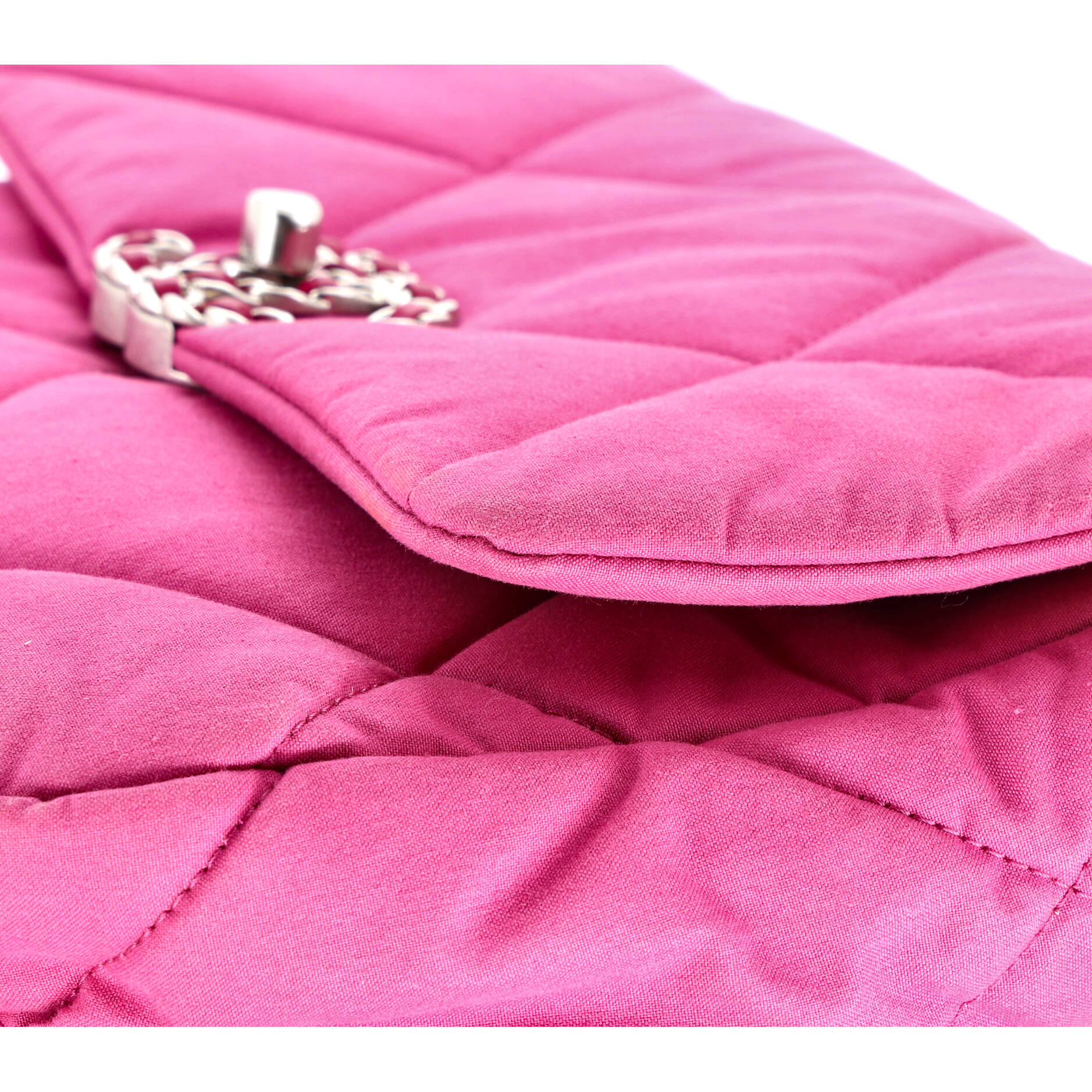 19 Flap Bag Quilted Canvas Medium - Image 8