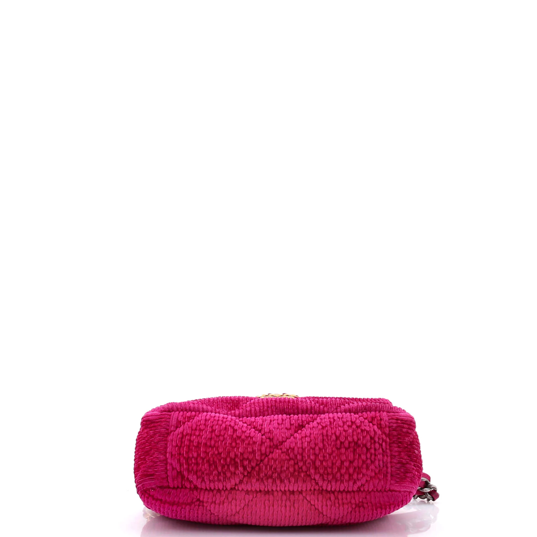 19 Flap Bag Quilted Corduroy Medium - Image 4