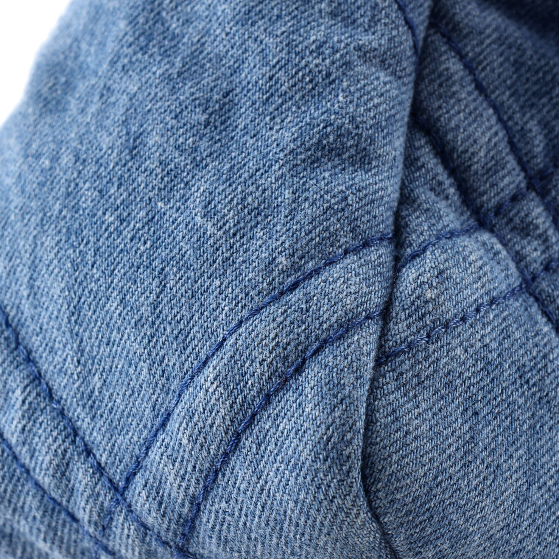 19 Flap Bag Quilted Denim Medium - Image 6