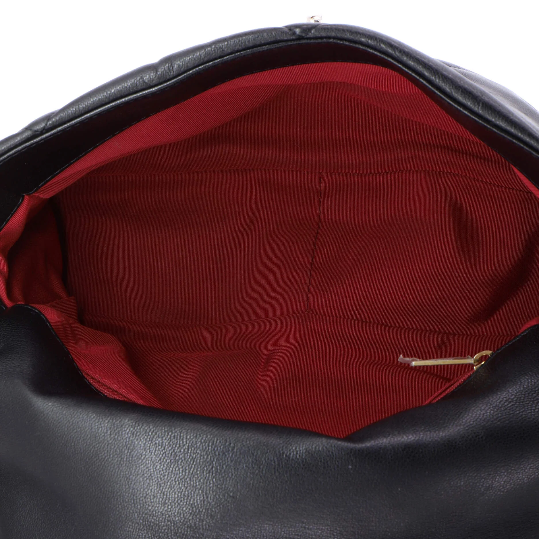 19 Flap Bag Quilted Leather Large - Image 6