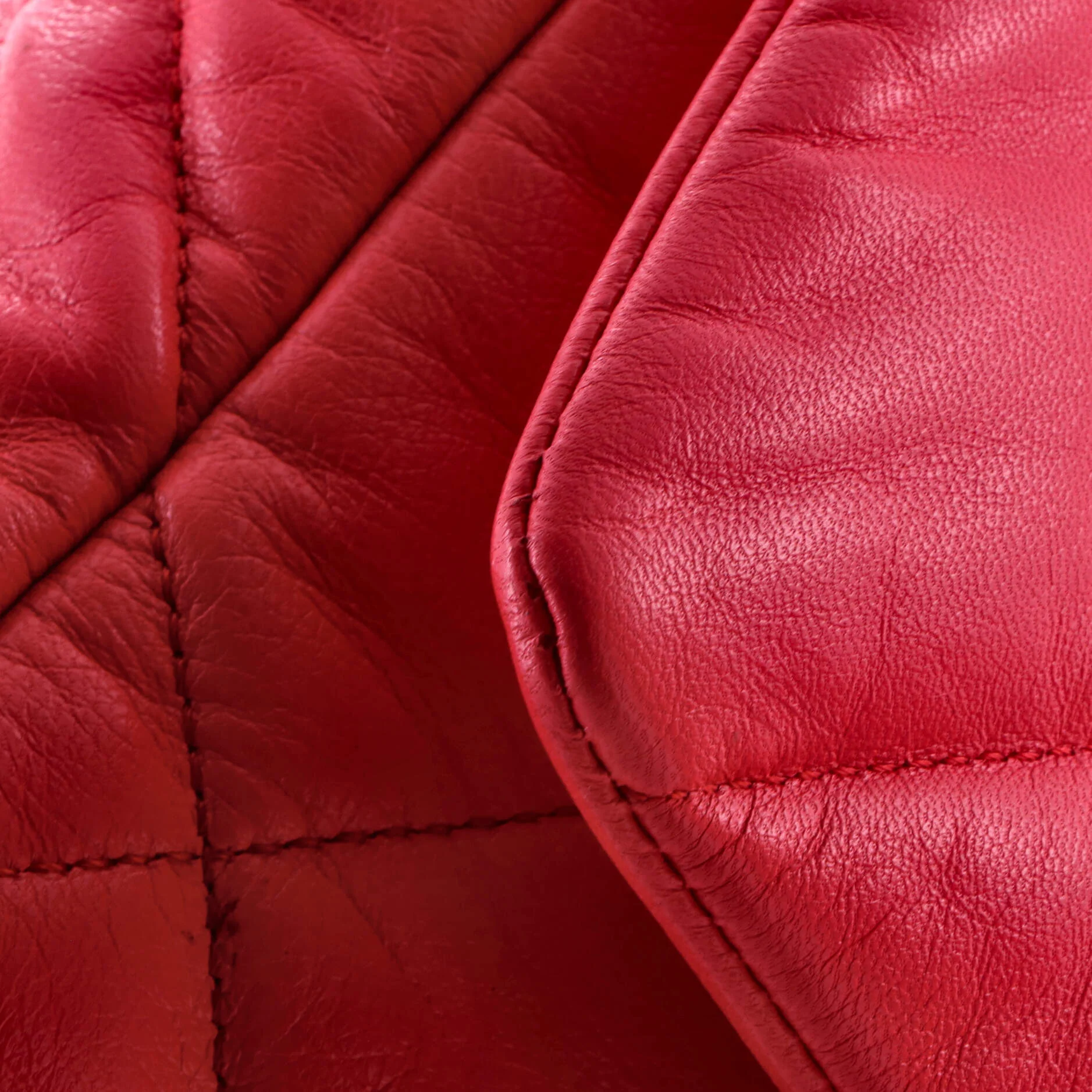 19 Flap Bag Quilted Leather Medium - Image 7