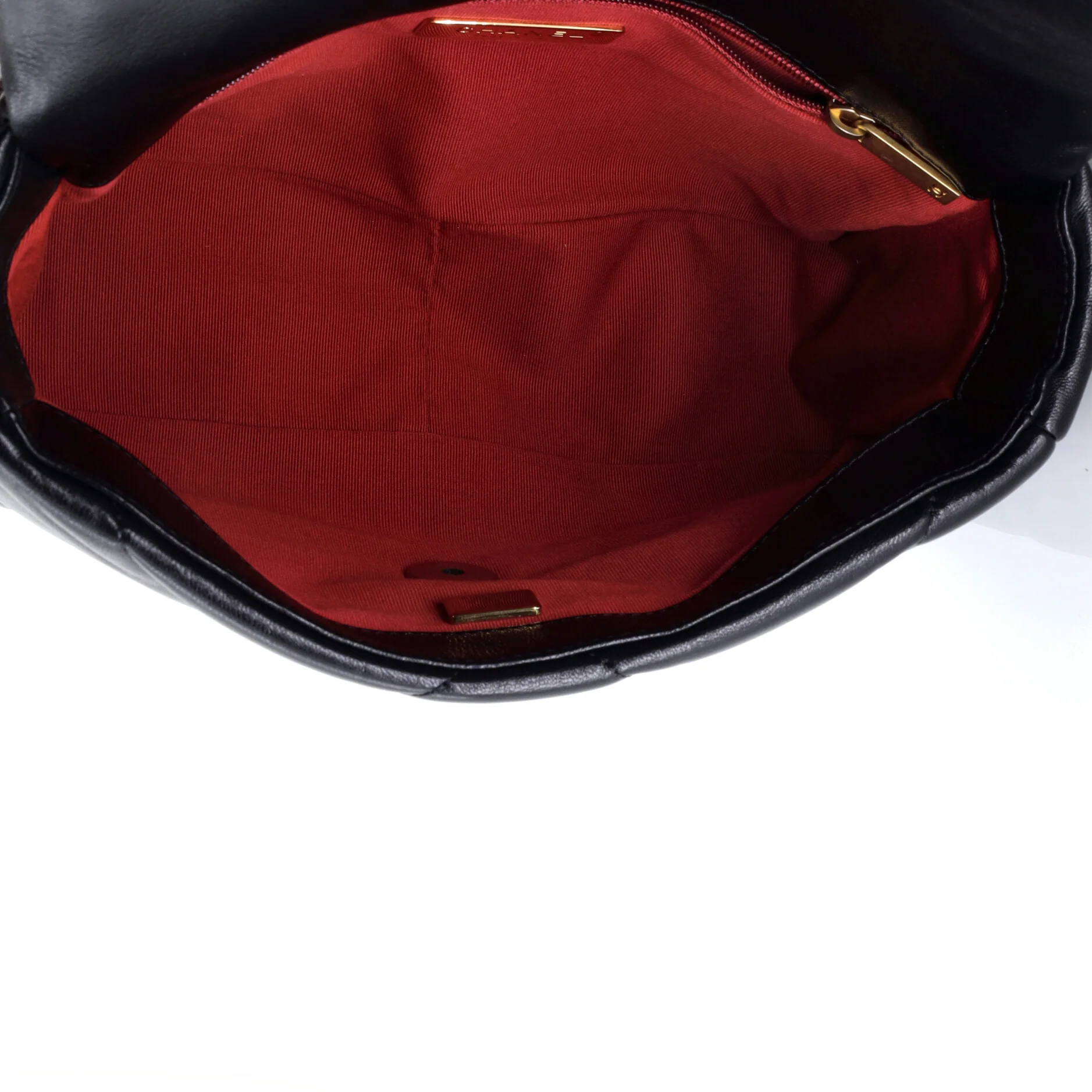 19 Flap Bag Quilted Leather Medium - Image 5