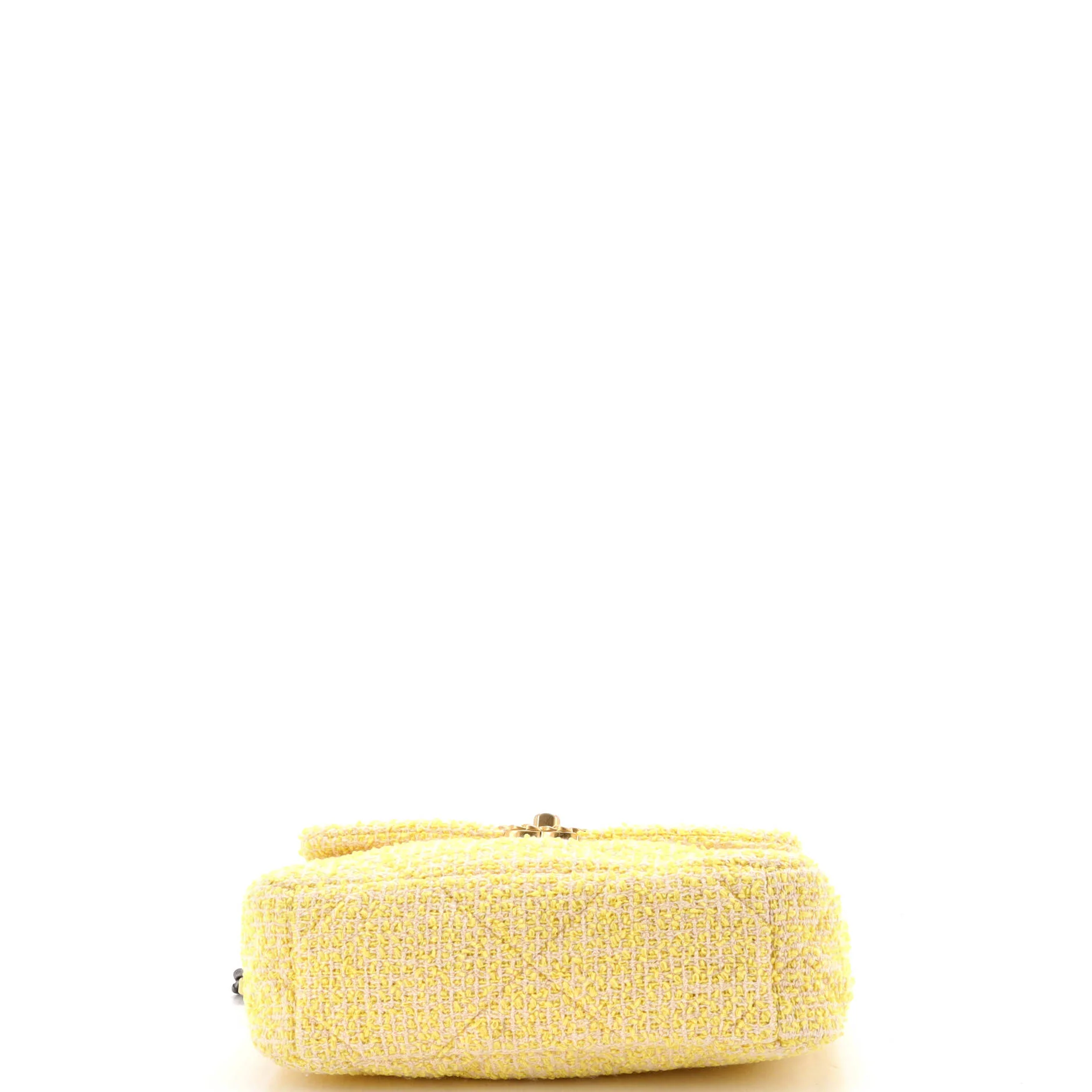 19 Flap Bag Quilted Tweed Medium - Image 5