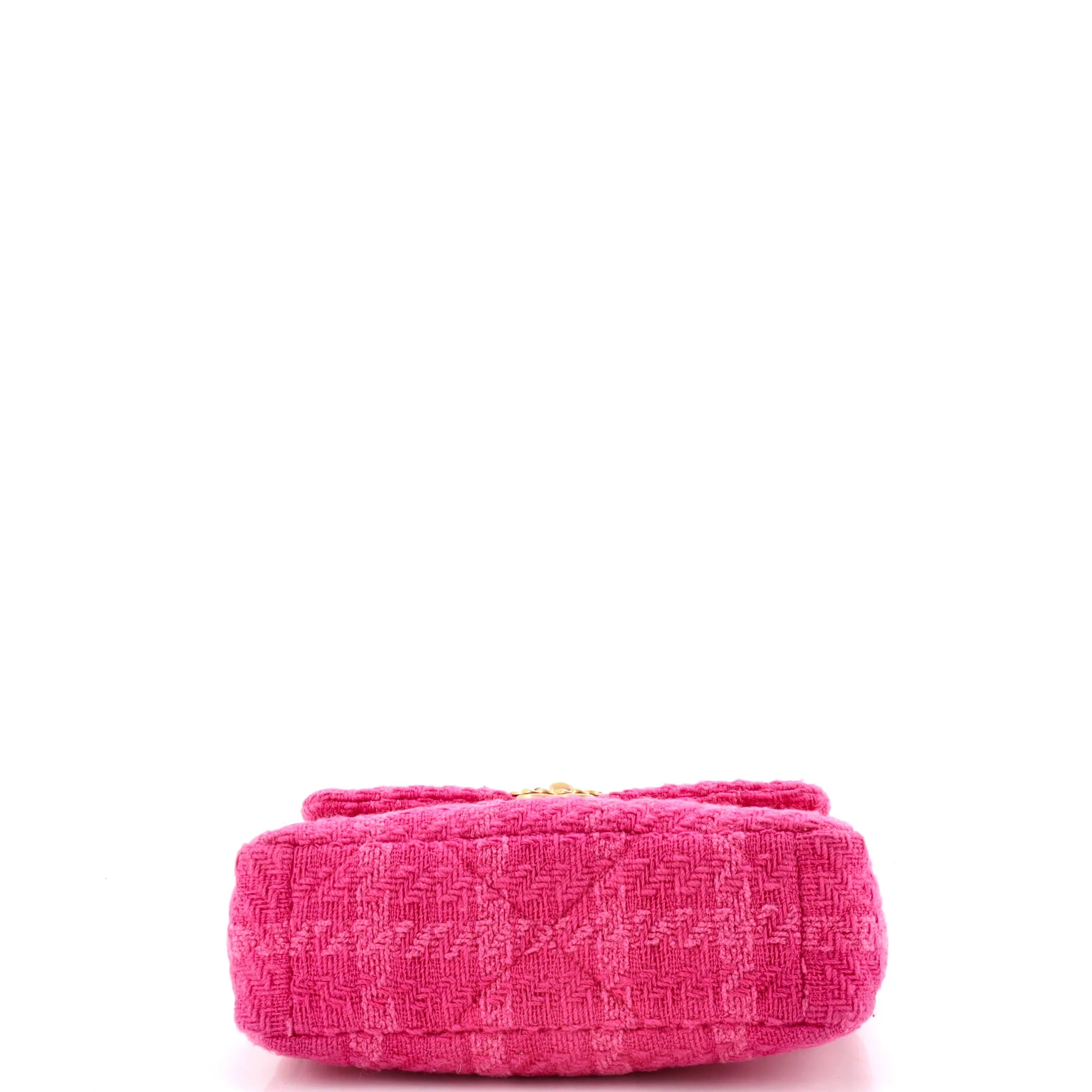 19 Flap Bag Quilted Tweed Medium - Image 5