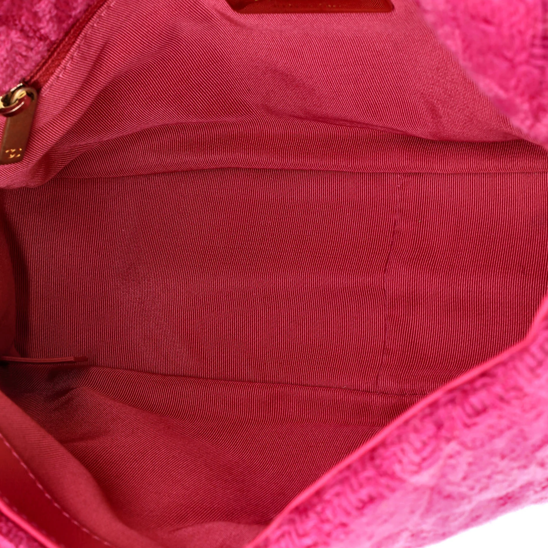 19 Flap Bag Quilted Tweed Medium - Image 6