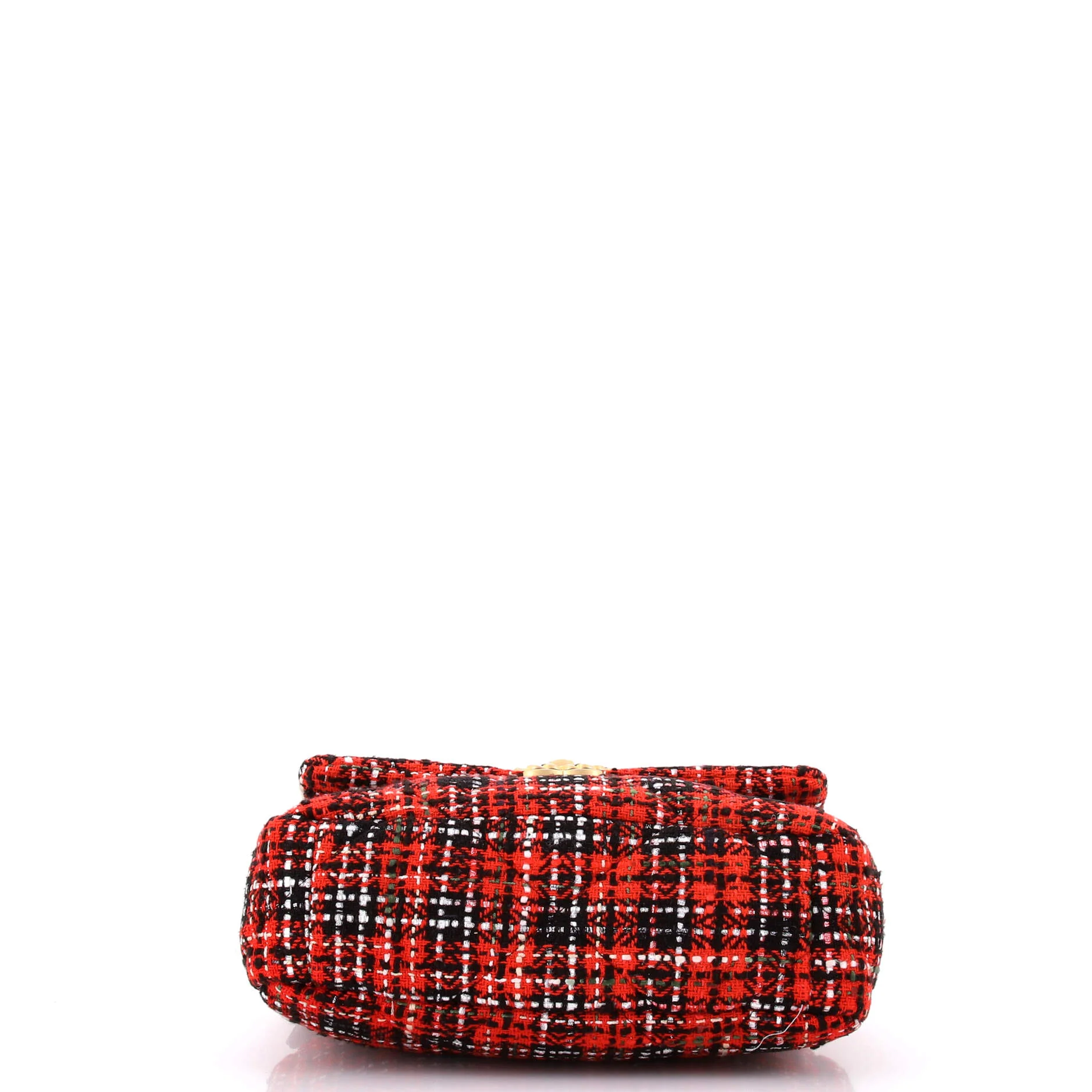 19 Flap Bag Quilted Tweed Medium - Image 4