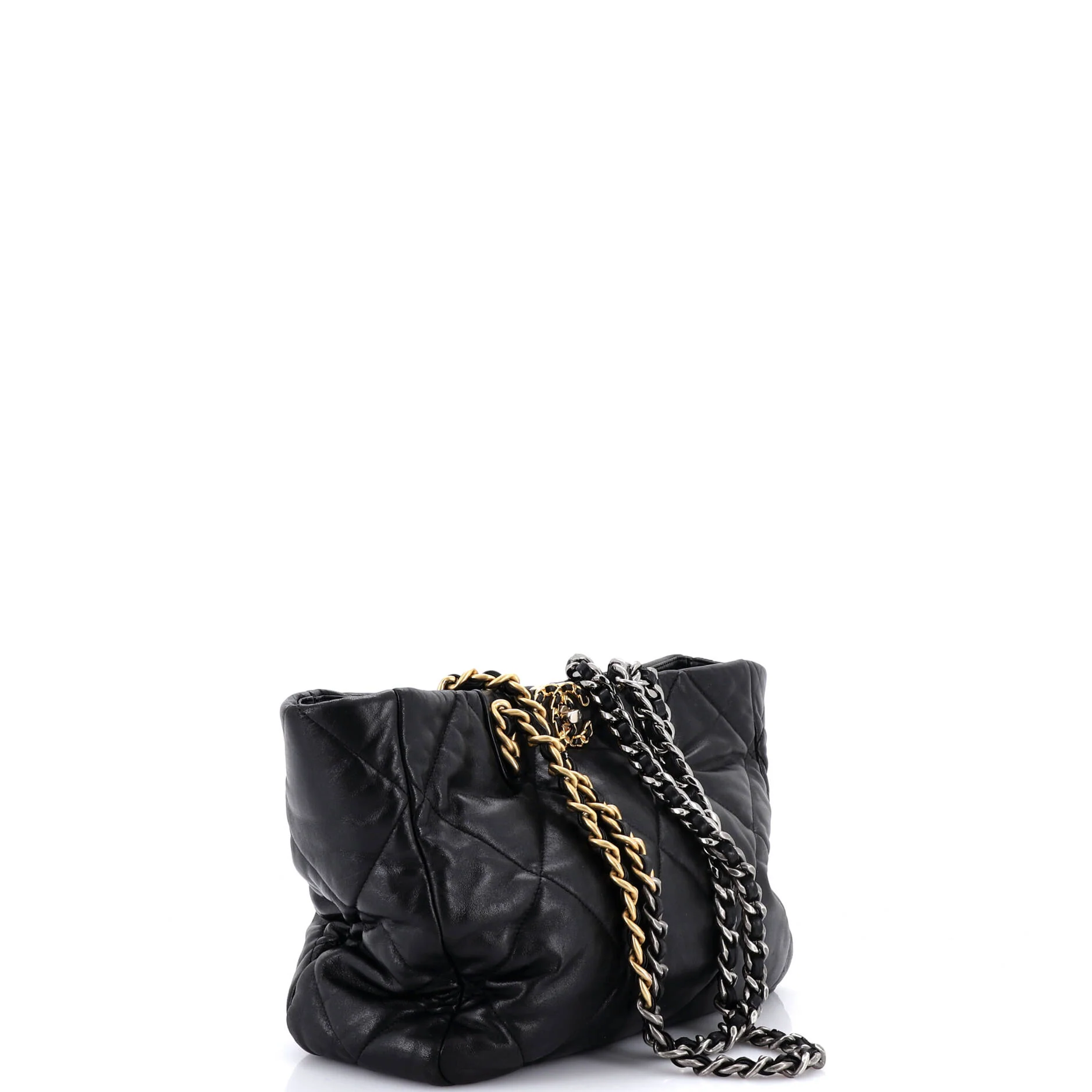 19 Shopping Bag Quilted Leather East West - Image 2