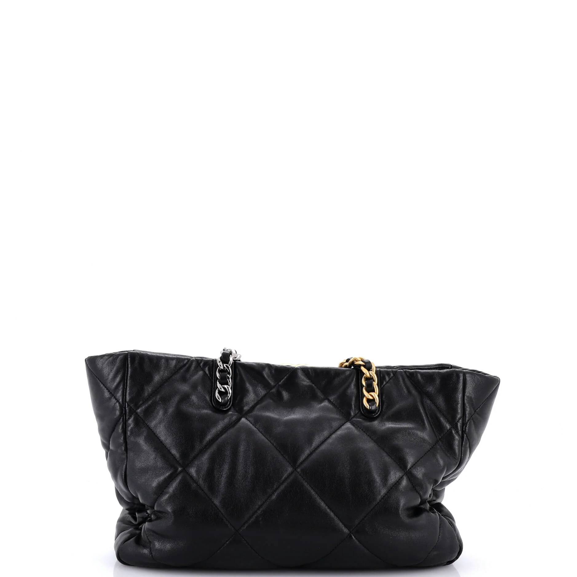 19 Shopping Bag Quilted Leather East West - Image 3